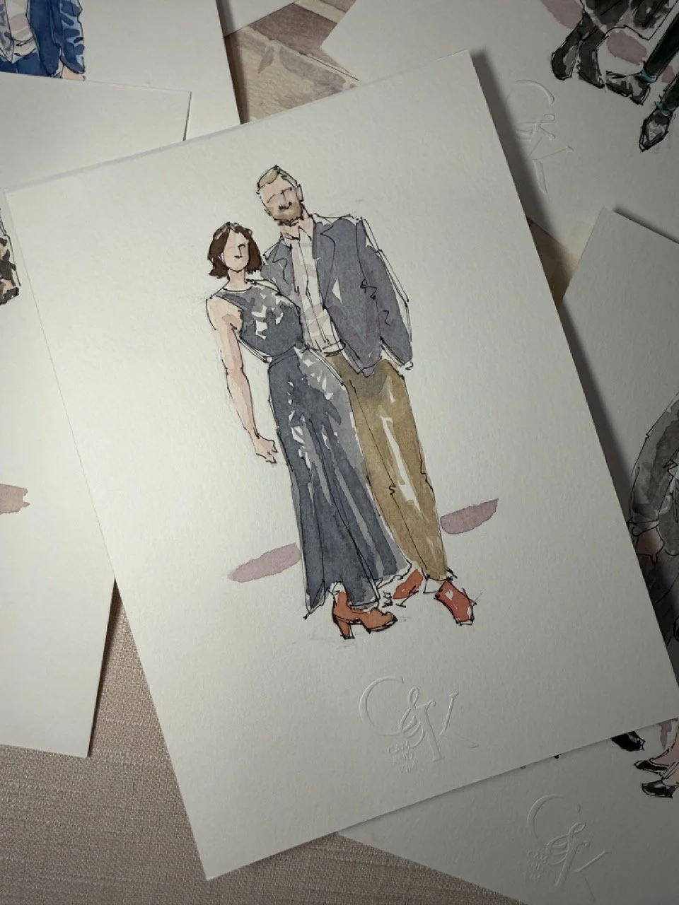 Northshore Live Wedding Guest Portrait Artist14.jpeg