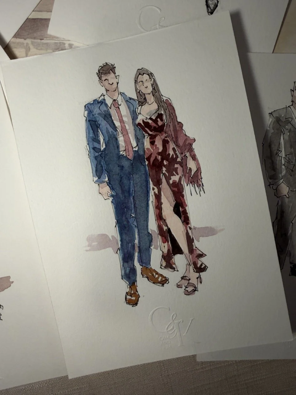 Northshore Live Wedding Guest Portrait Artist13.jpeg