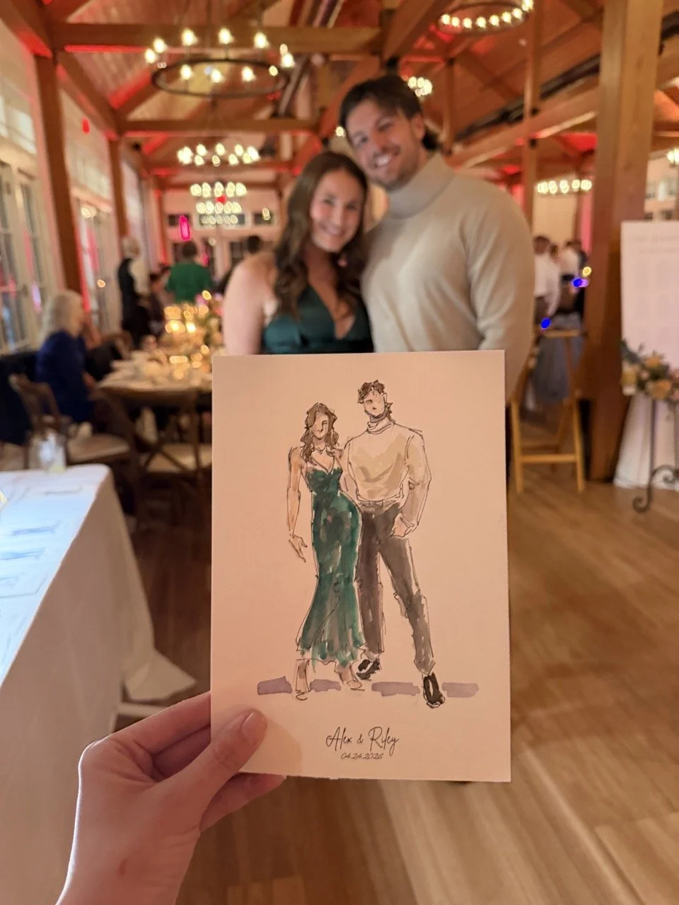 Wedding Live Guest Portraits New Hampshire Owl's Nest13.jpeg