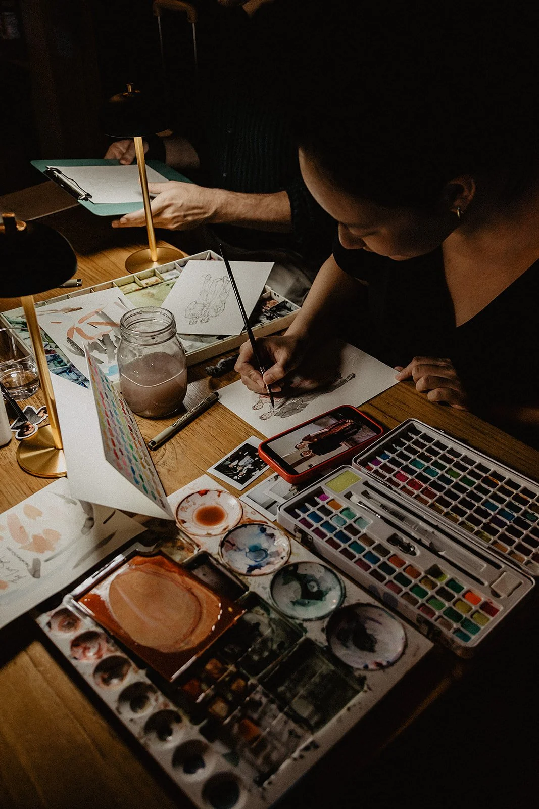 NH live wedding sketch artist15.JPG