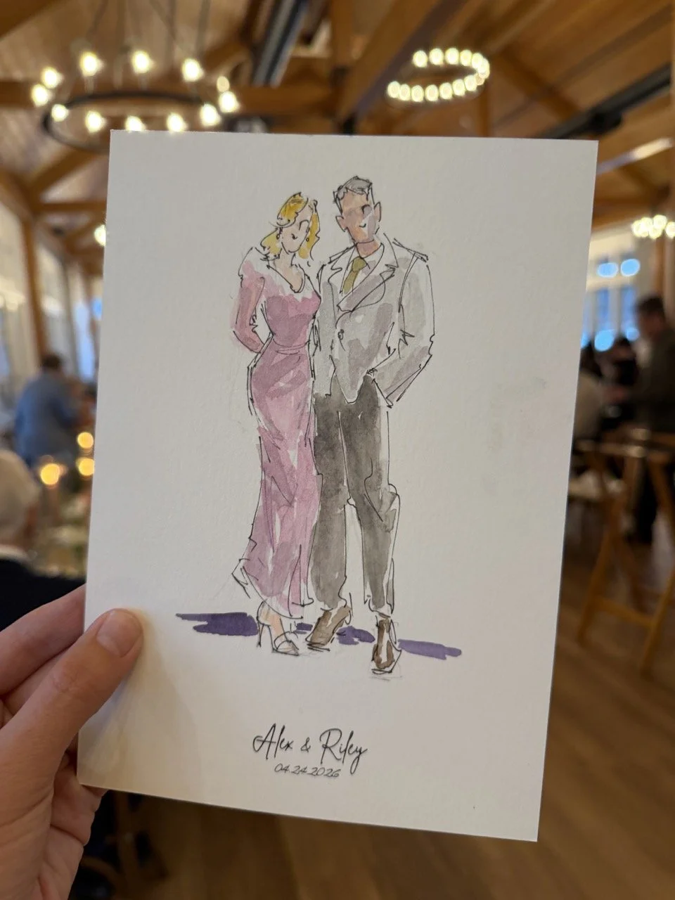 Wedding Live Guest Portraits New Hampshire Owl's Nest6.jpeg