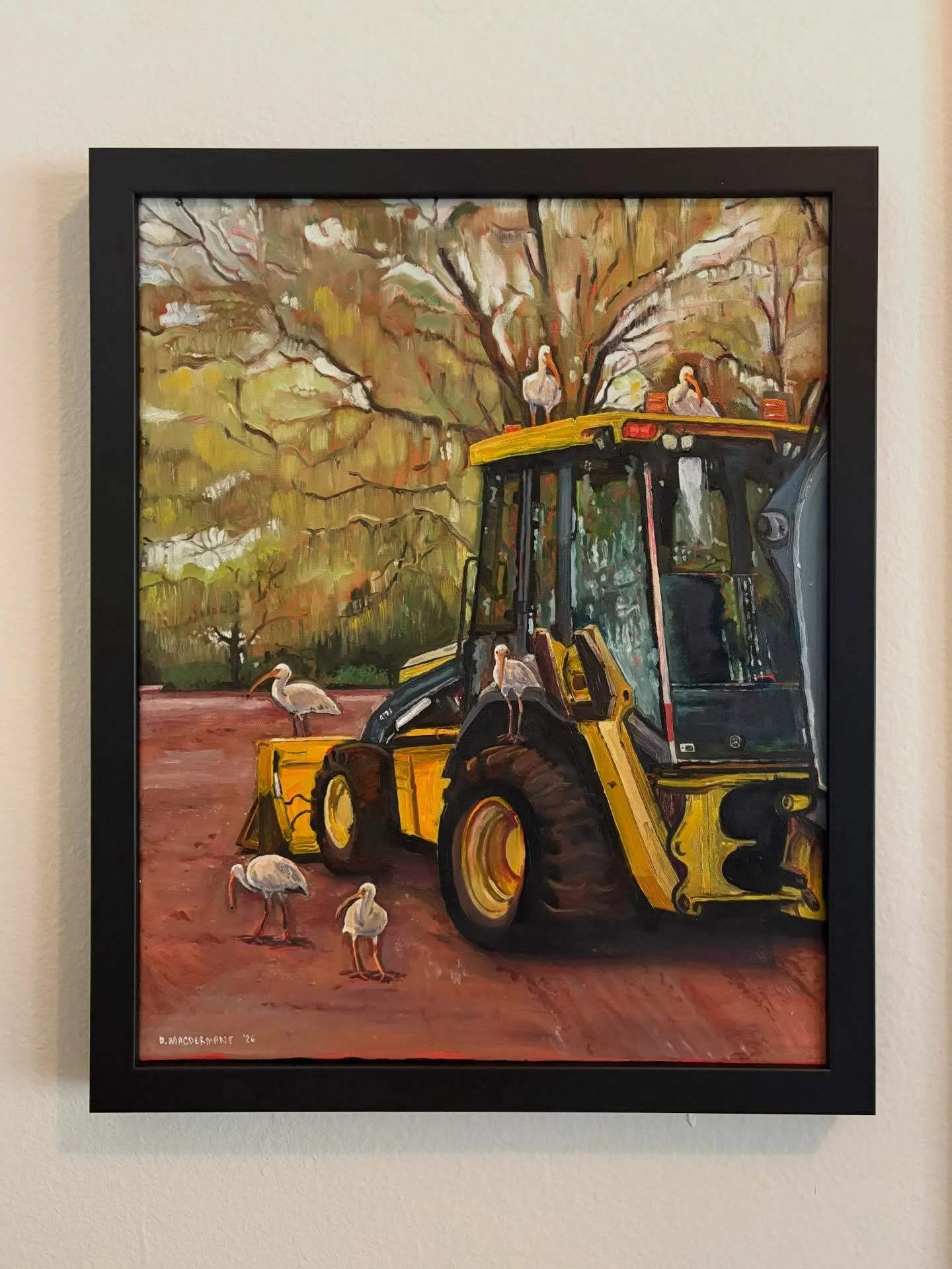 Framing thick canvases for oil paintings is a journey of its own&hellip; you&rsquo;d [probably] be surprised how scarce and expensive this sh*t is. 
I never actually posted a dedicated still of this piece and, now that it&rsquo;s framed, it&rsquo;s t