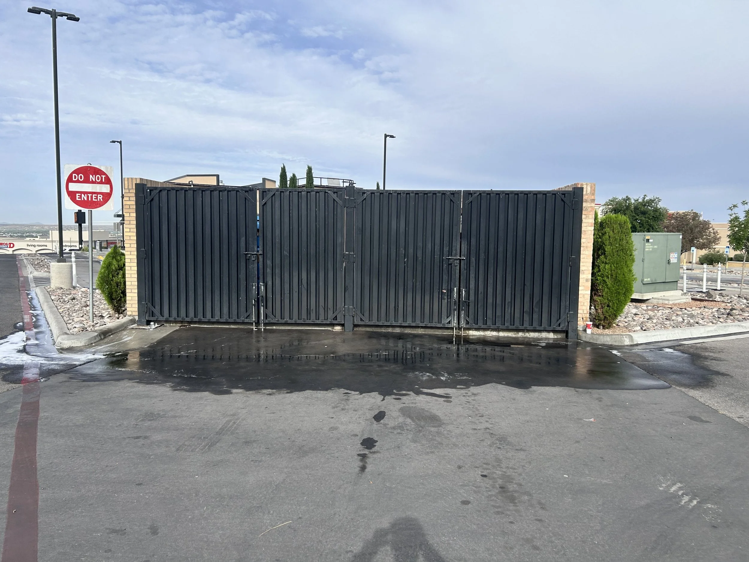Dumpster pad cleaning service in Las Cruces NM