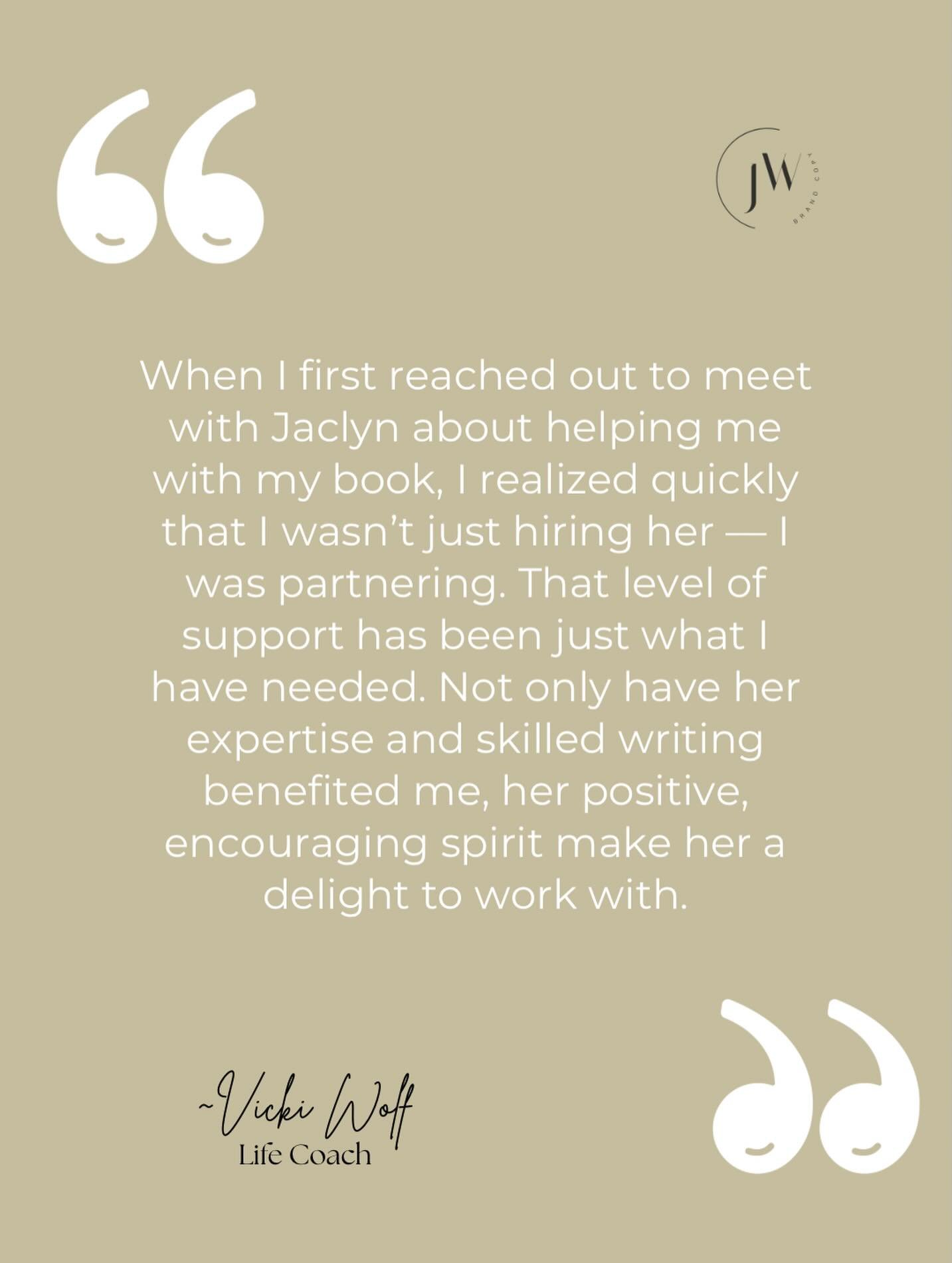 It&rsquo;s fun posting these testimonials when the relationship goes both ways and I could just as easily say the most wonderful things about the person on the other side 🥹❤️