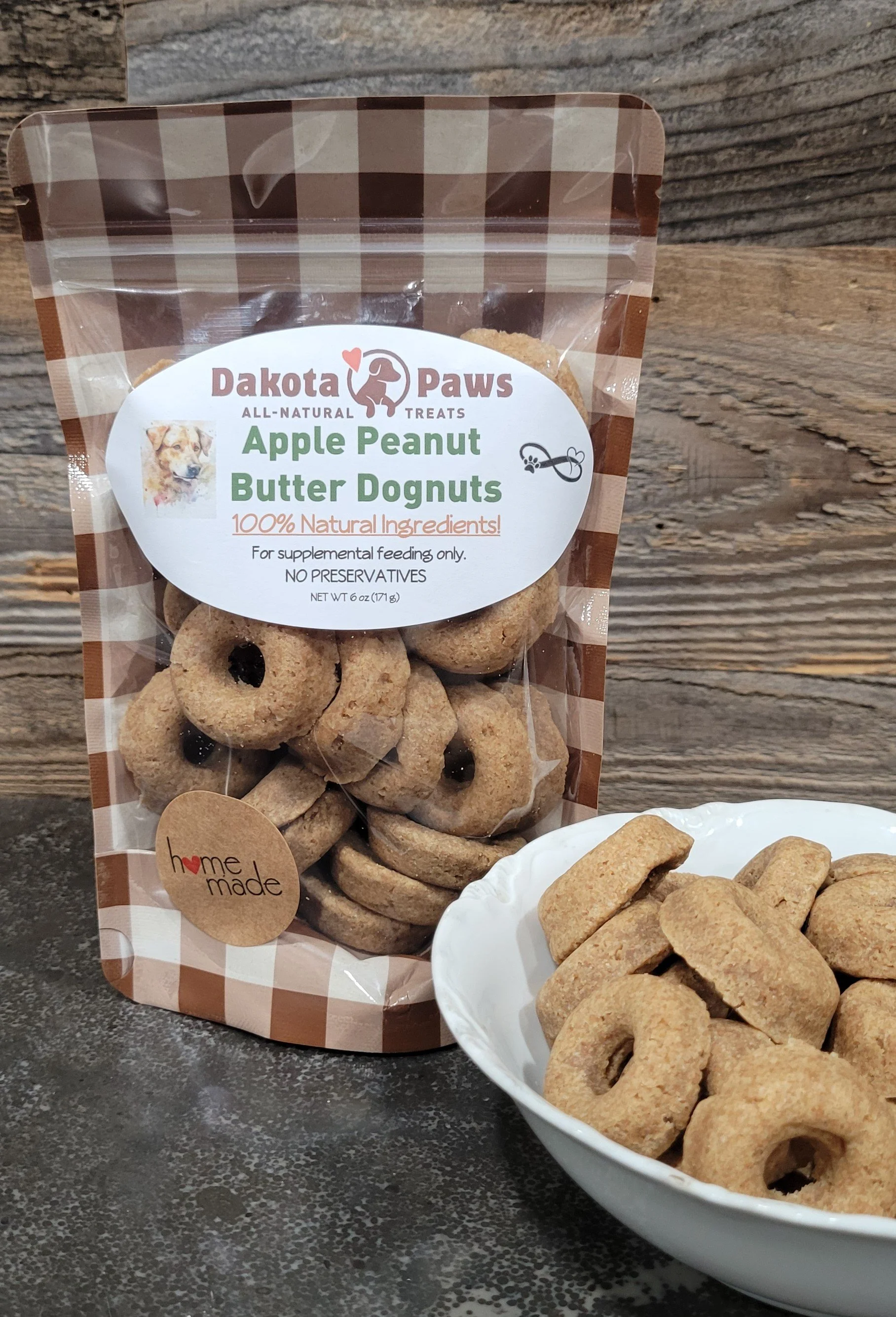 Apple Peanut Butter Dognuts