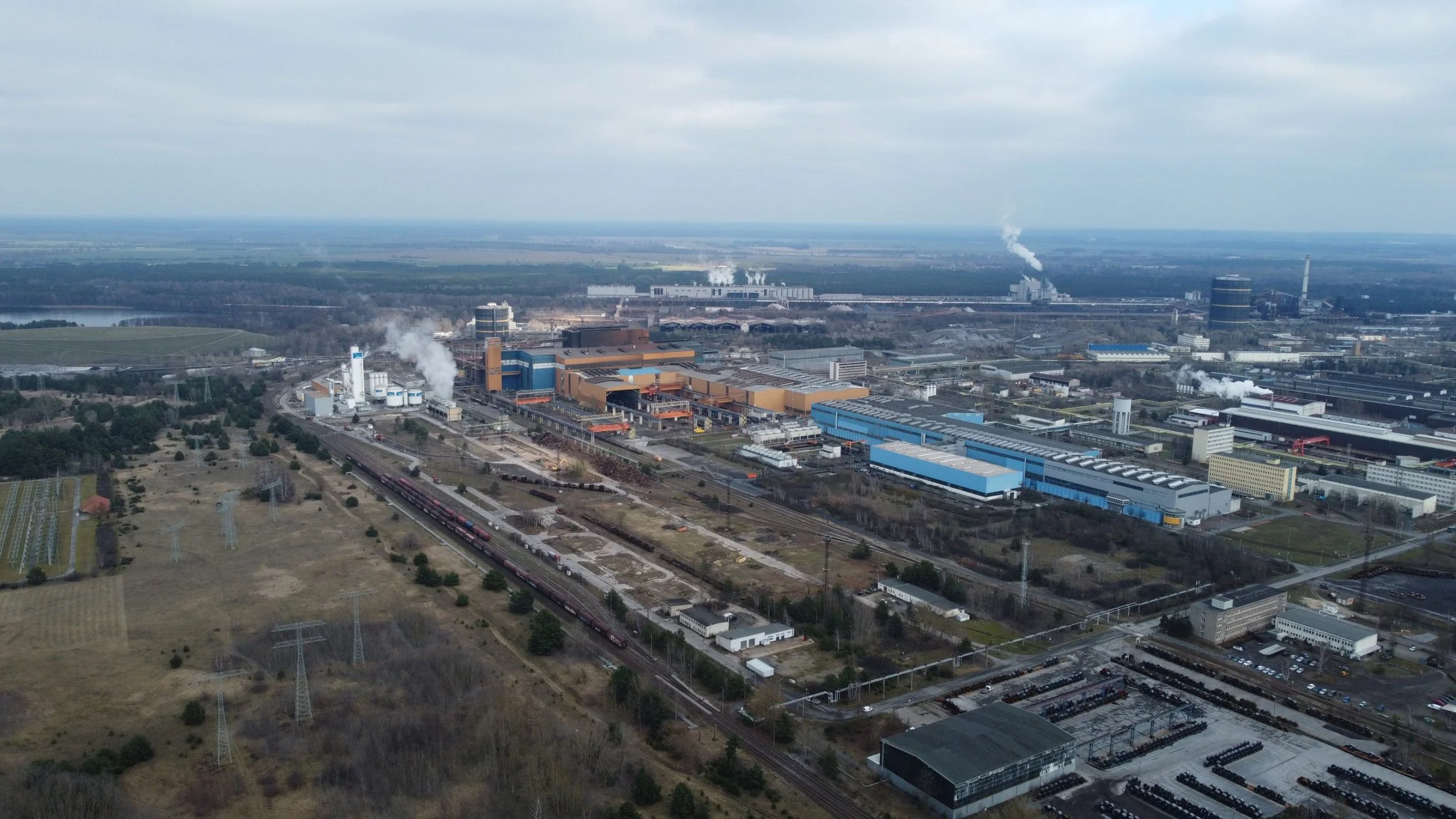 Industriegebiet von oben