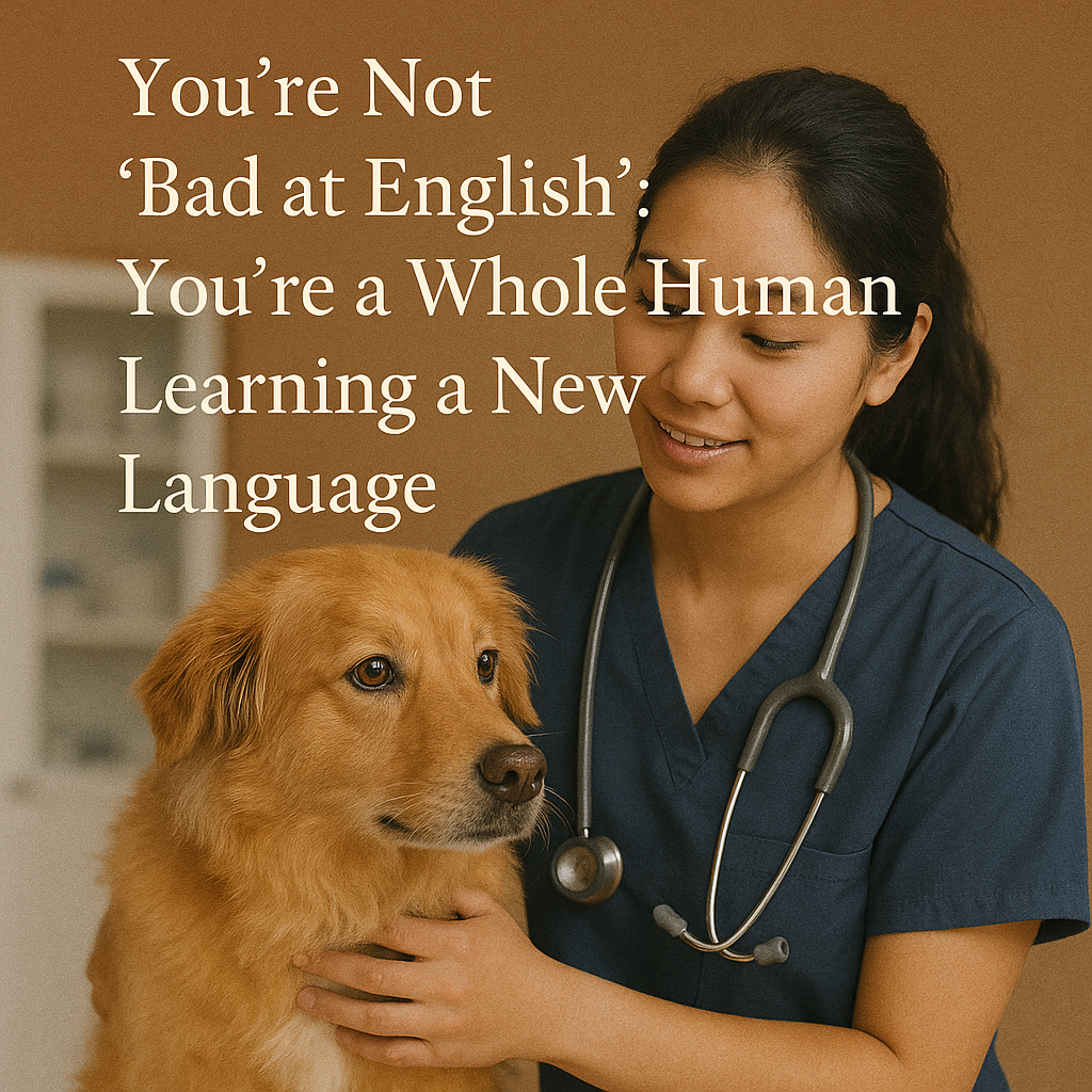 You’re Not “Bad at English”: You’re a Whole Human Learning a New Language
