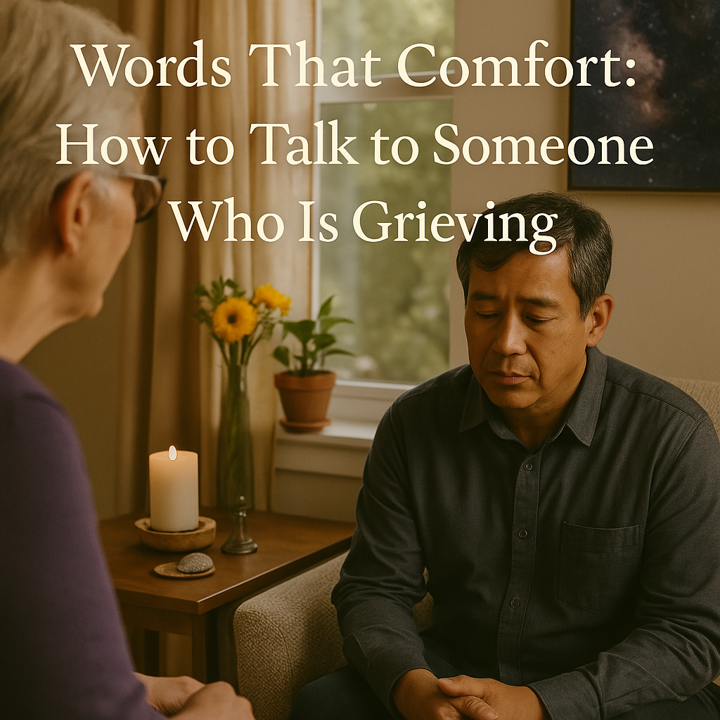 Words That Comfort: How to Talk to Someone Who Is Grieving