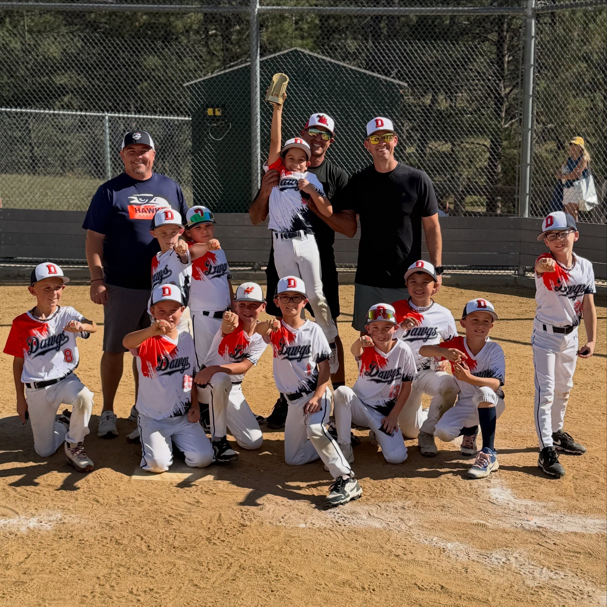 🏆 FALL CHAMPIONS! 🏆

Congratulations to Dirt Dawgs 8U Garcia on bringing home the Fall Championship! 🐶⚾️

An incredible battle capped off with a WALK-OFF WIN to seal the championship! 🔥
Finished the season 9-1-1!

Way to compete, way to battle, a