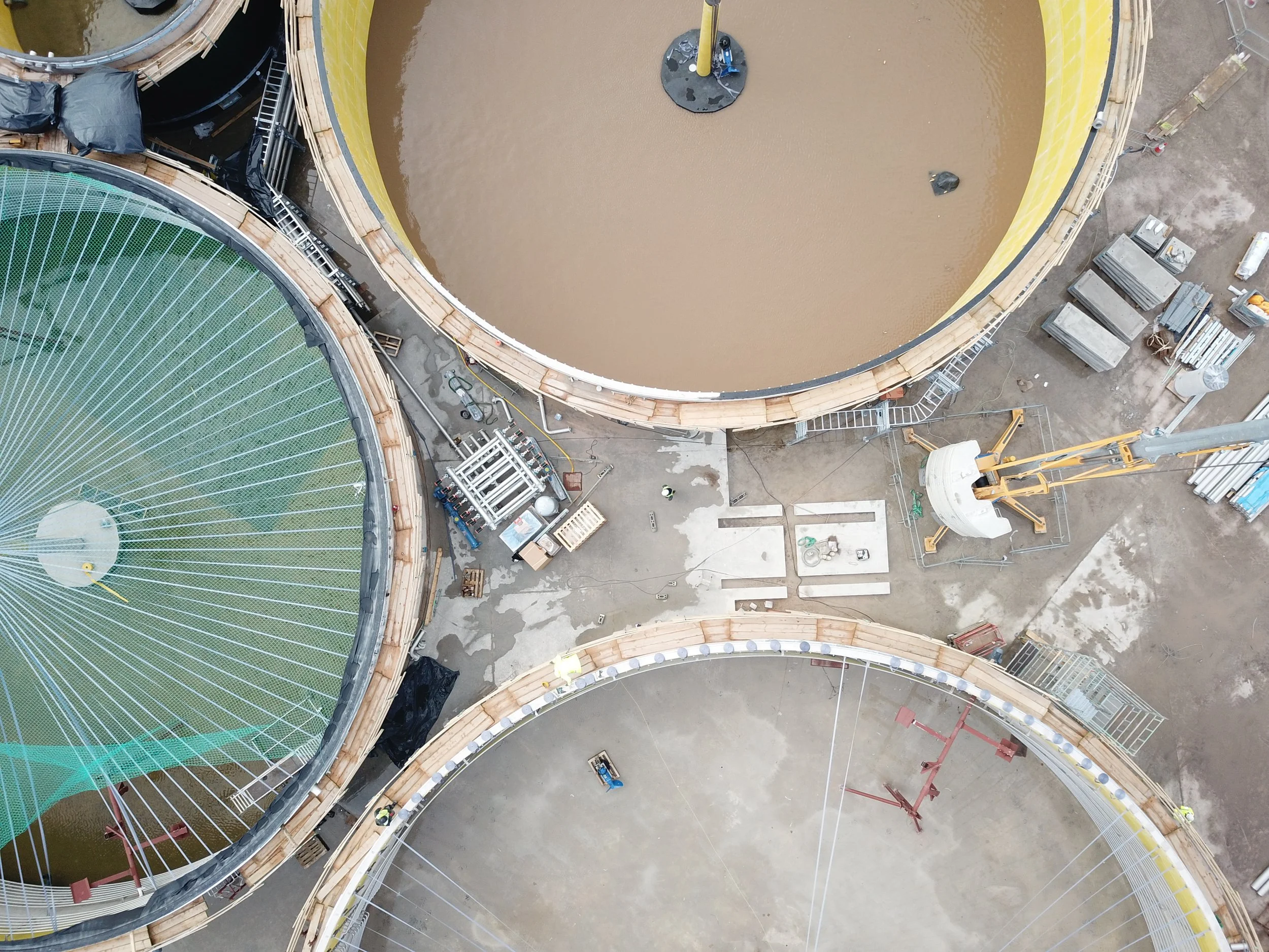 Anaerobic Digestion plant under construction