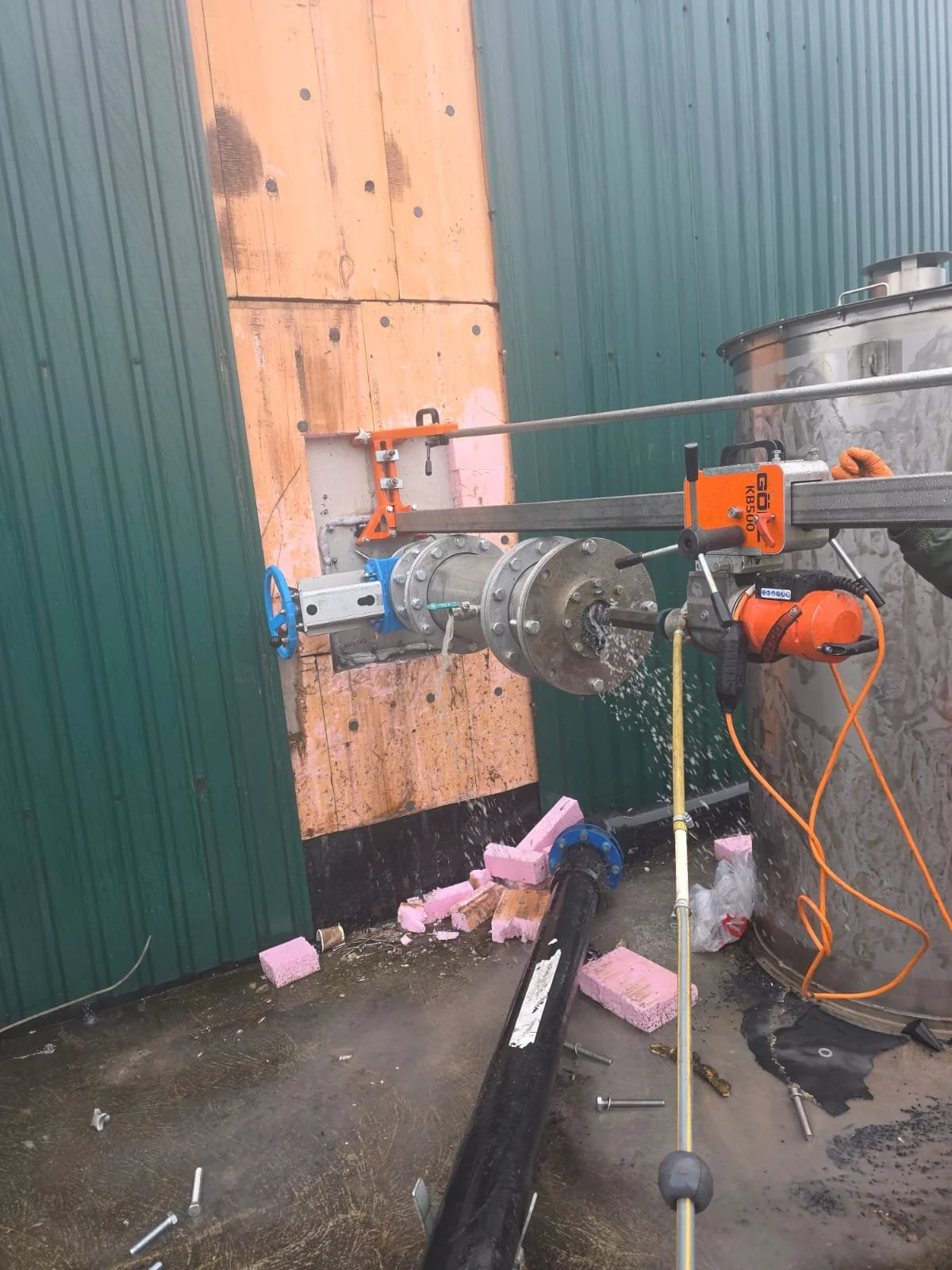 Anaerobic Digestion Live Core Drilling