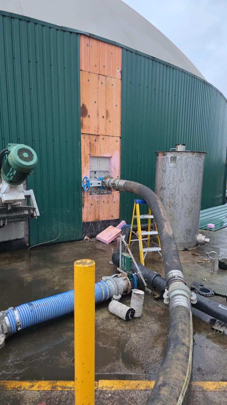 Anaerobic Digestion Live Core Drilling - Biogas AD Plant