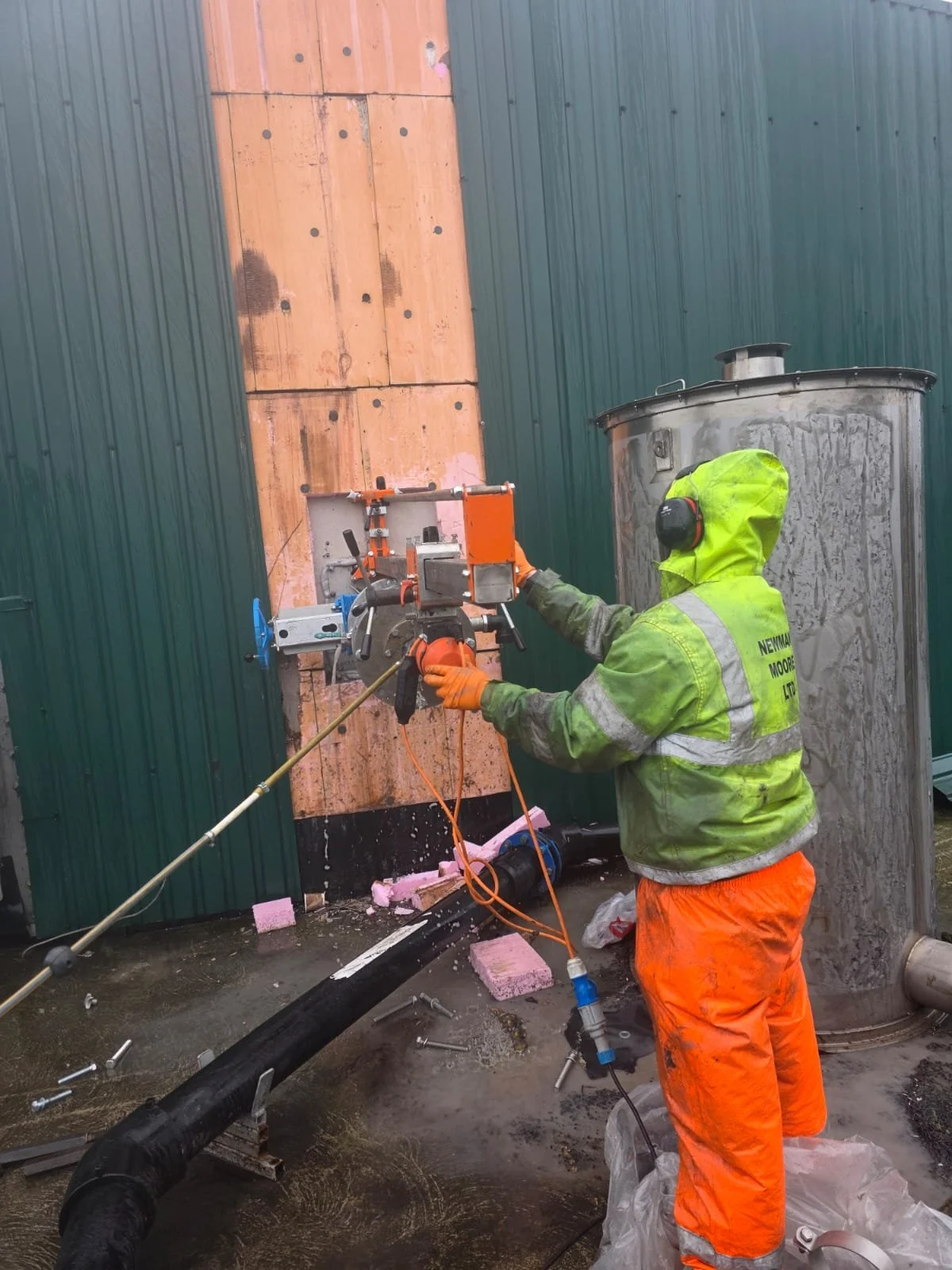 Anaerobic Digestion Live Core Drilling - Biocontractors 