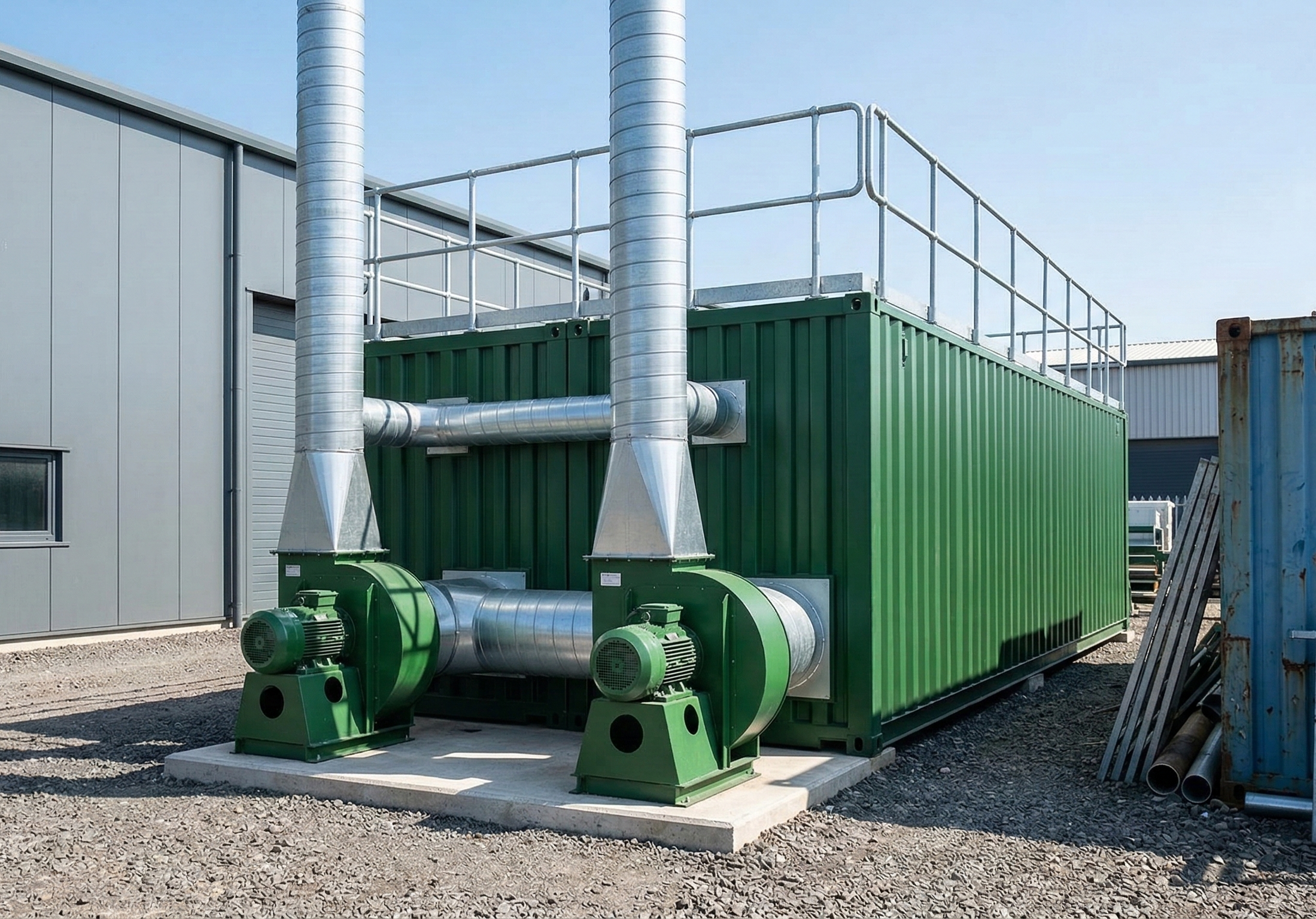 green AD odour abatement unit