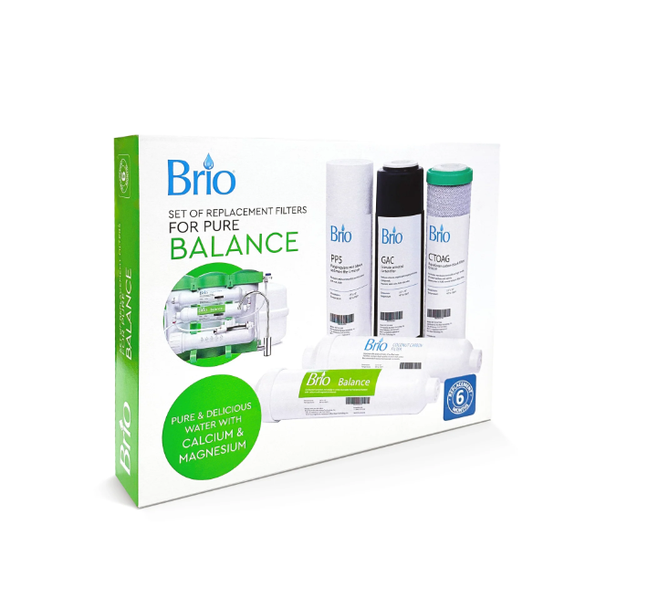 Brio Pure RO Replacement Filters RF5PKPURBAL