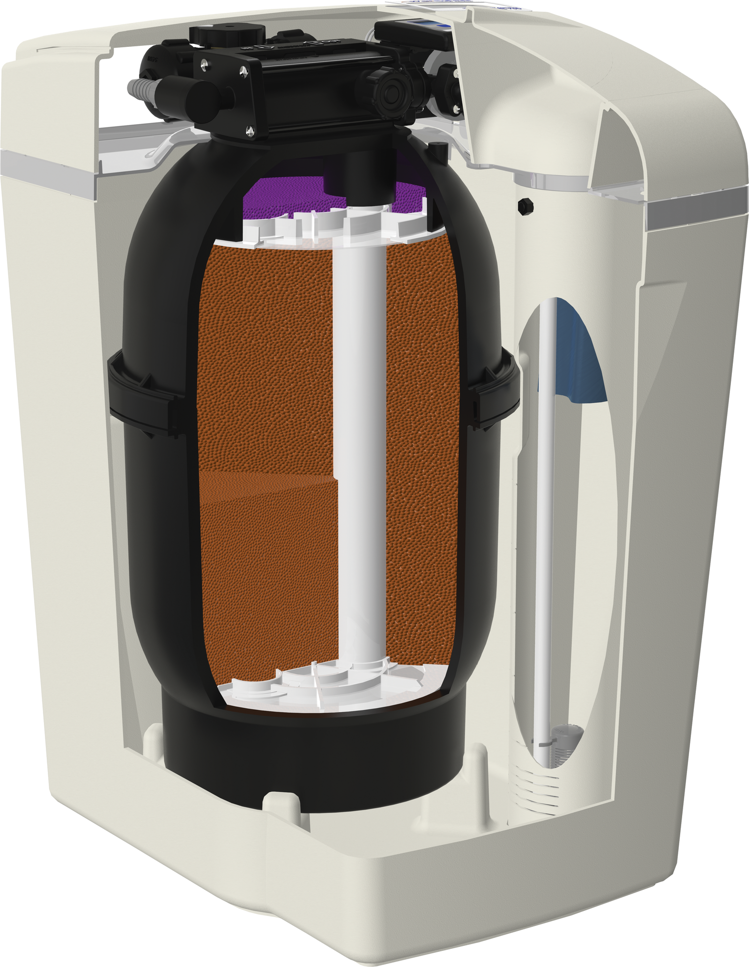 Cut out of WaterBoss 950 Water Softener