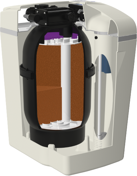 Cut out of WaterBoss 900 Water Softener