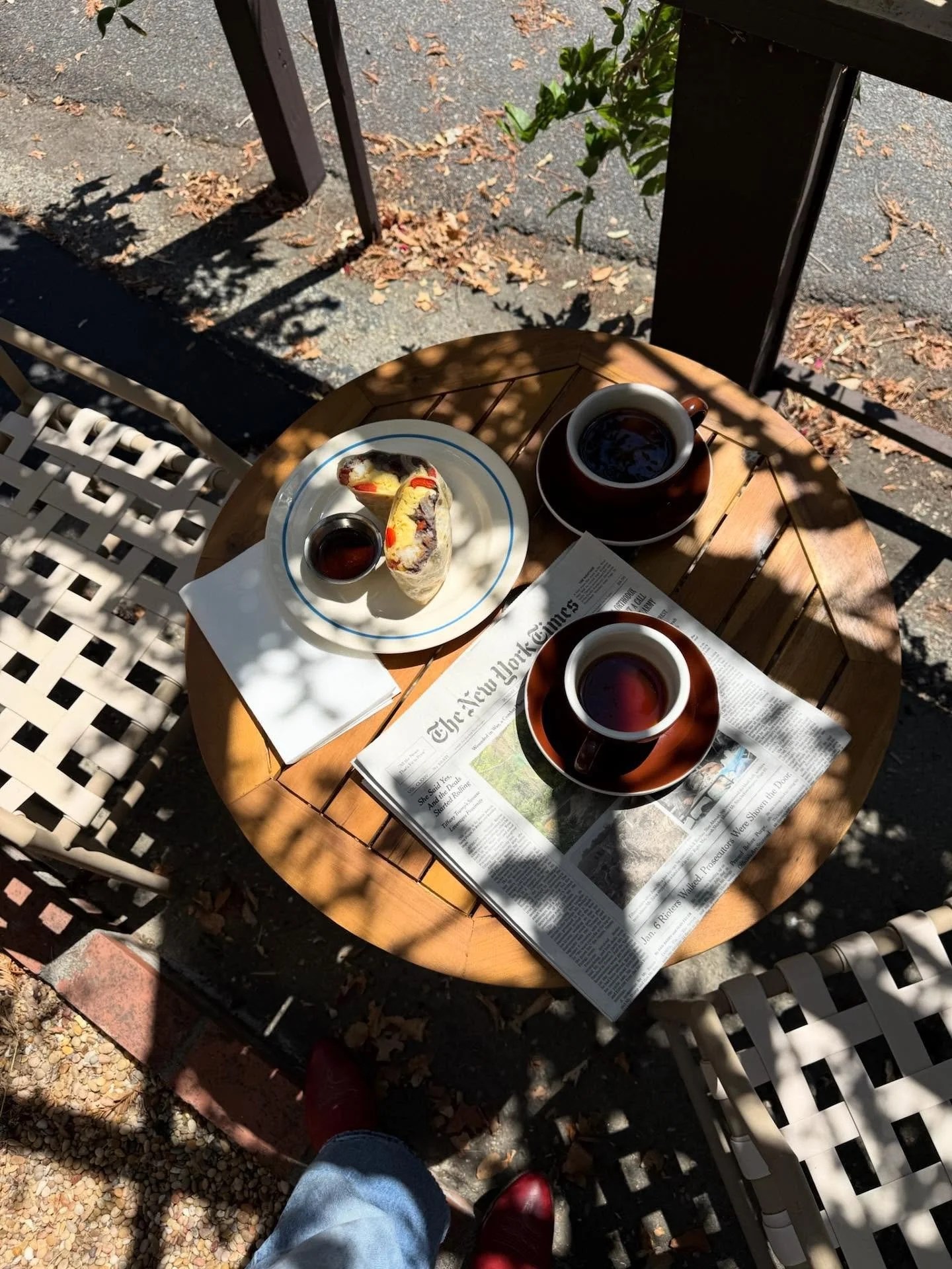 It&rsquo;s a beautiful day to sit outside and enjoy some sunshine ☀️