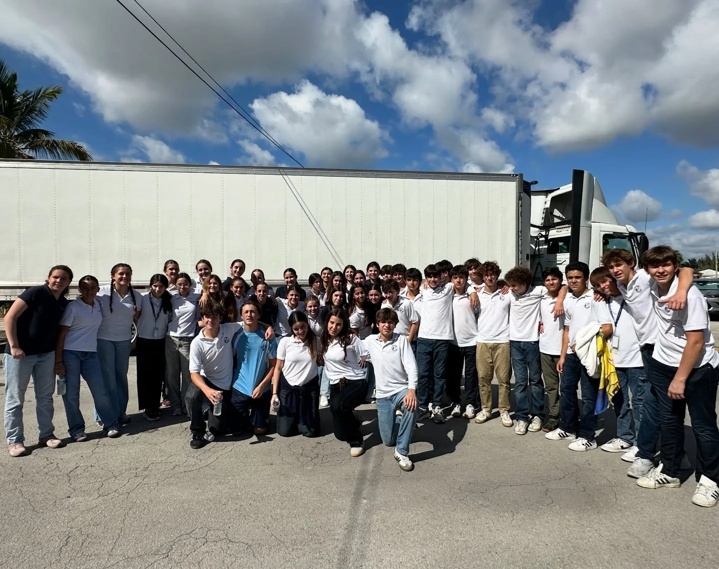 Miracle on Harbor Drive! ✨
Our 8th graders were AMAZING today!
They loaded and unloaded all the Winn-Dixie food bags for families in need and then spent a beautiful morning visiting the children. Their joy, kindness, unwavering service, and big heart