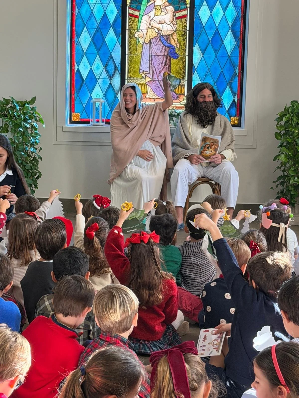 A Living Nativity at St. Agnes
