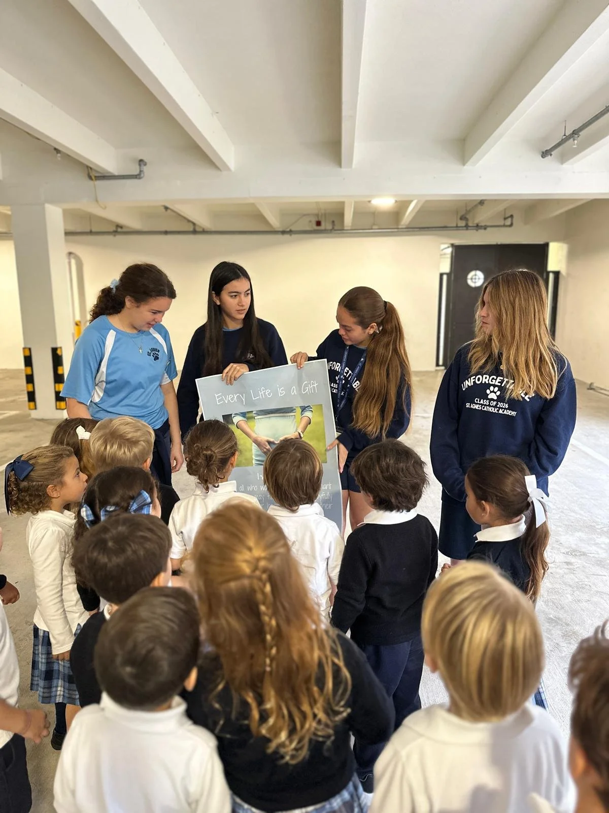 Marching for Life at St. Agnes