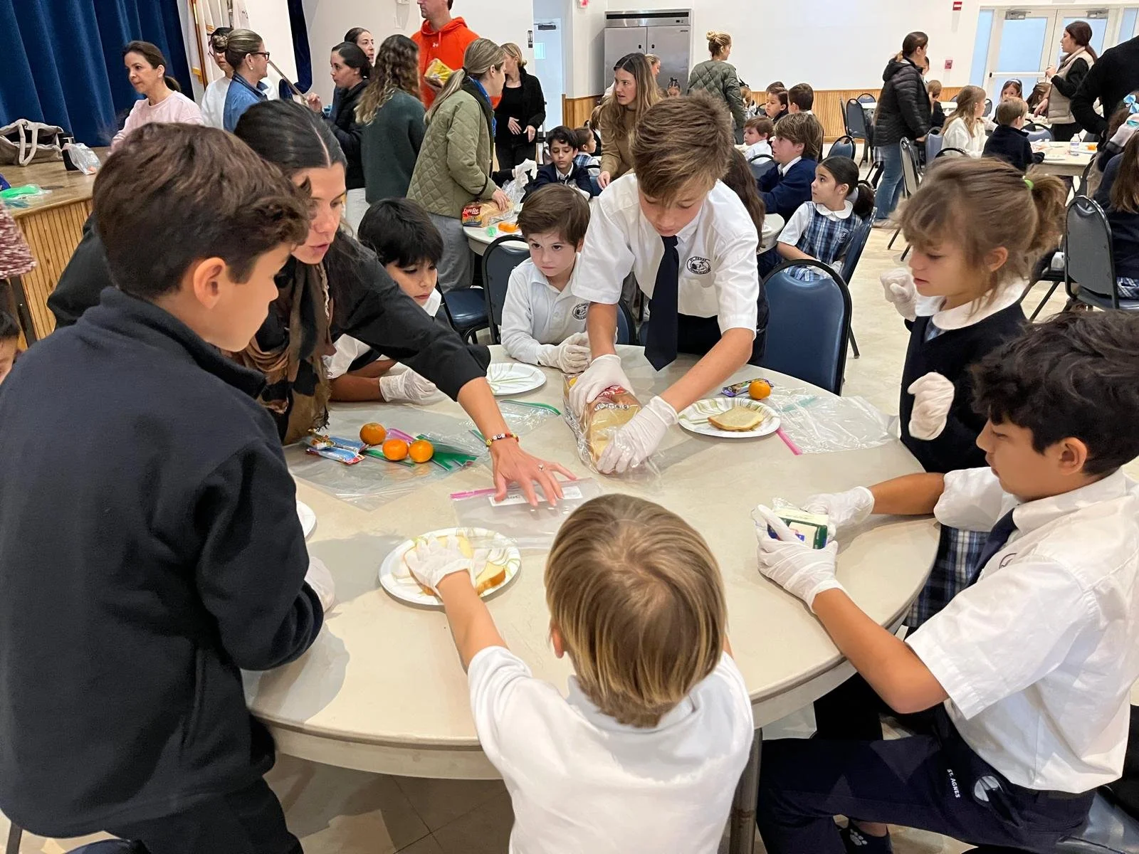 Kinder &amp; 5th Grade Serving Together