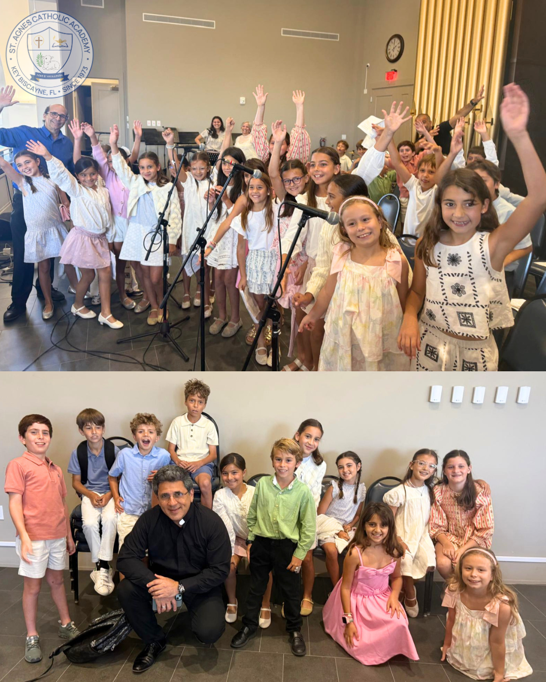 🎶 3rd Grade Sings at First Holy Communions
