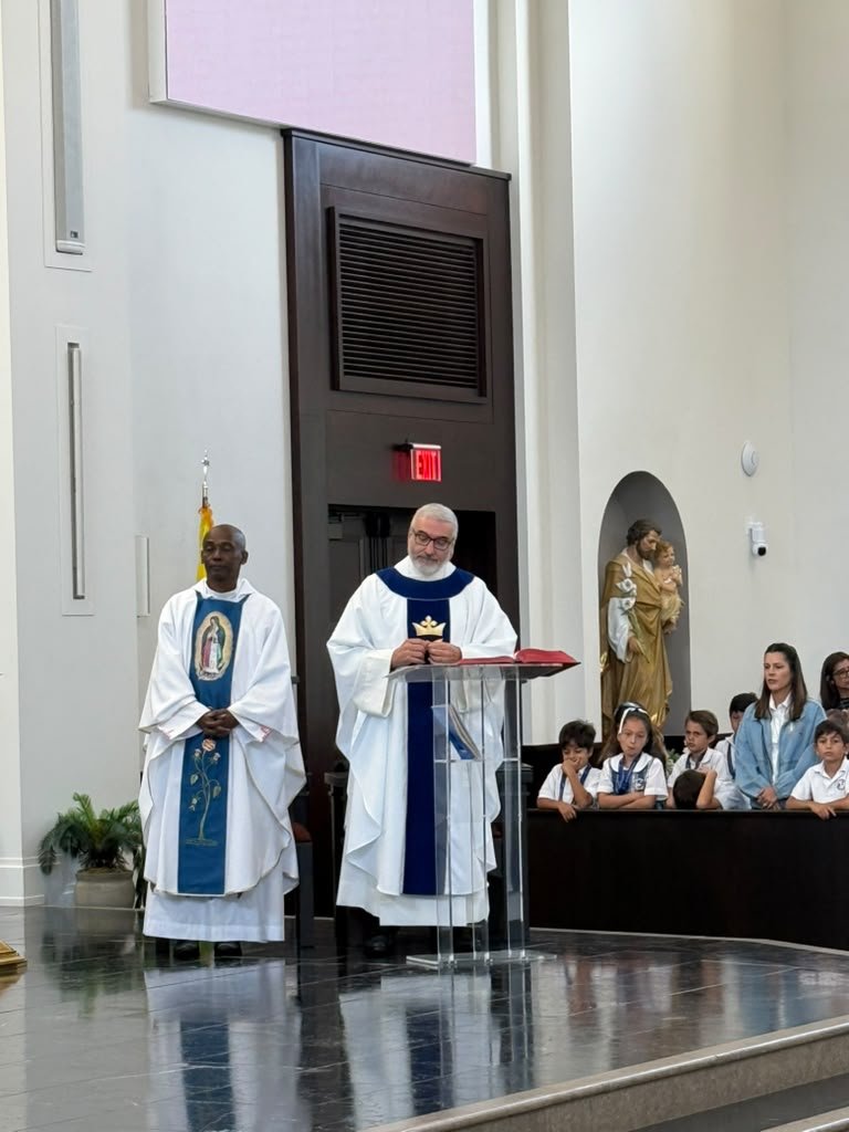 Our Academy came together for Mass to celebrate Mary, Our Mother and Our Teacher.