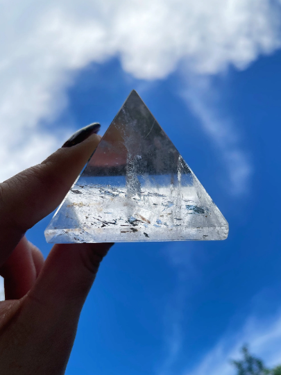 Large Clear Quartz Pyramids