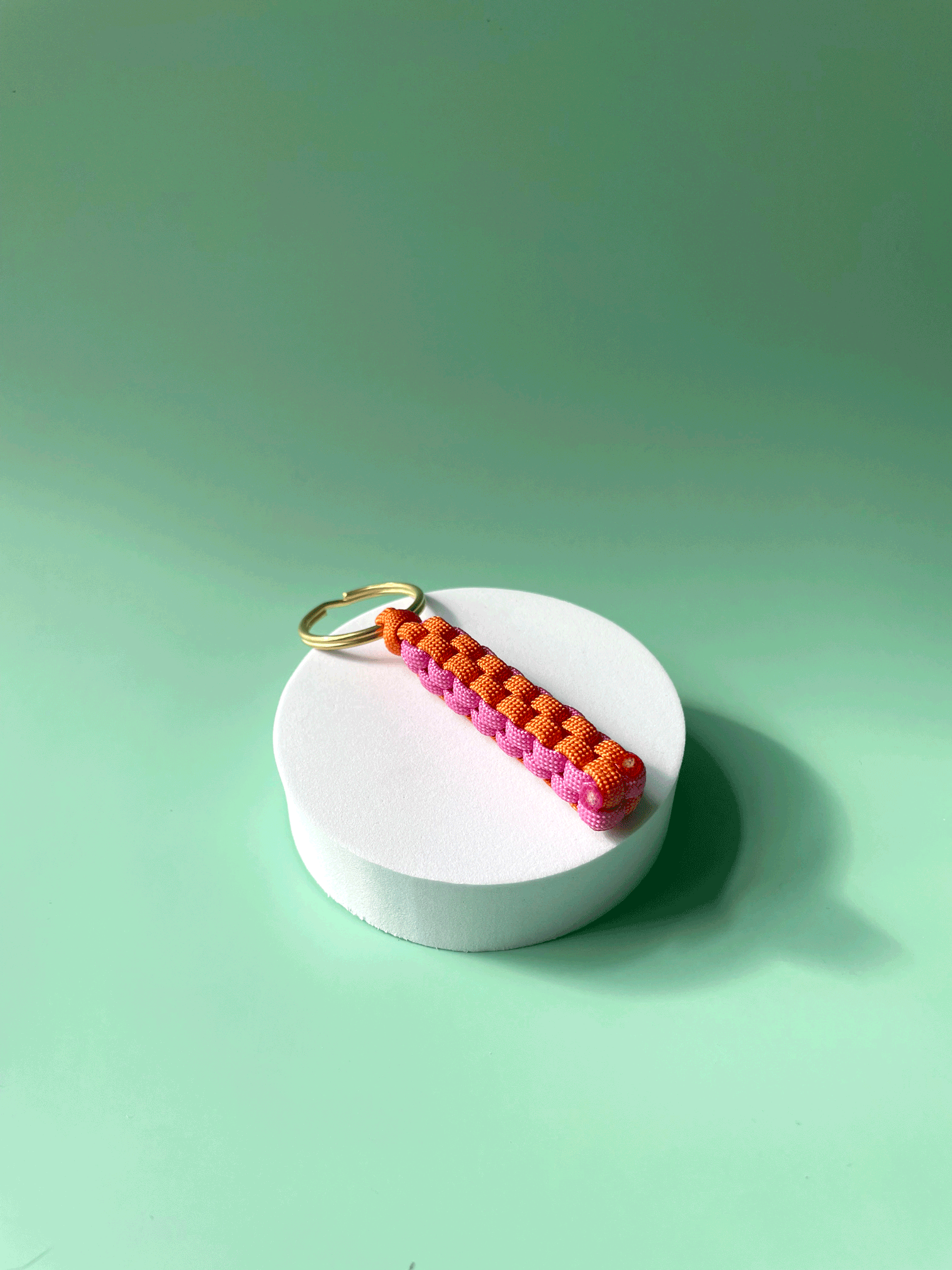 Box keyring | pink & orange (tutti frutti colour range)