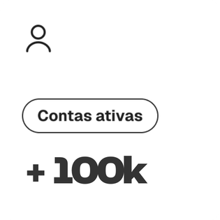 Tela de perfil exibindo conta ativa com mais de 100 mil seguidores.