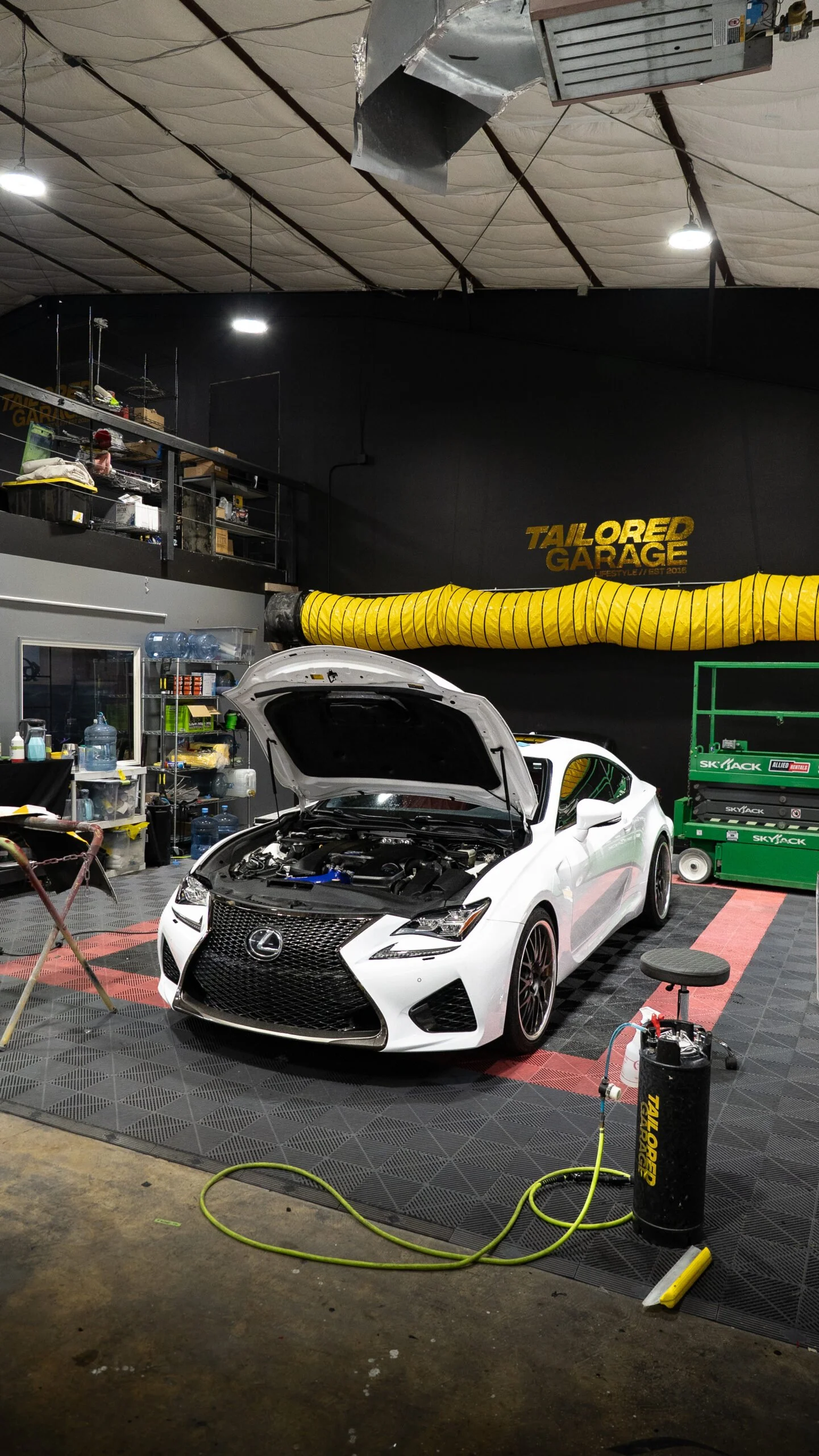 White Lexus PPF and Detailing Service