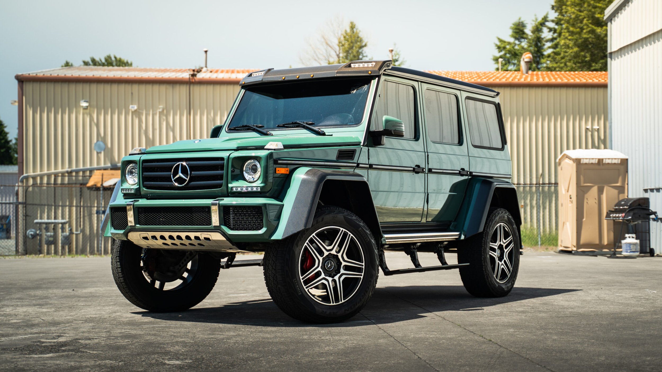 Mercedes G-Wagon protected with full paint protection film and ceramic coating by Tailored Garage in Puyallup, WA.