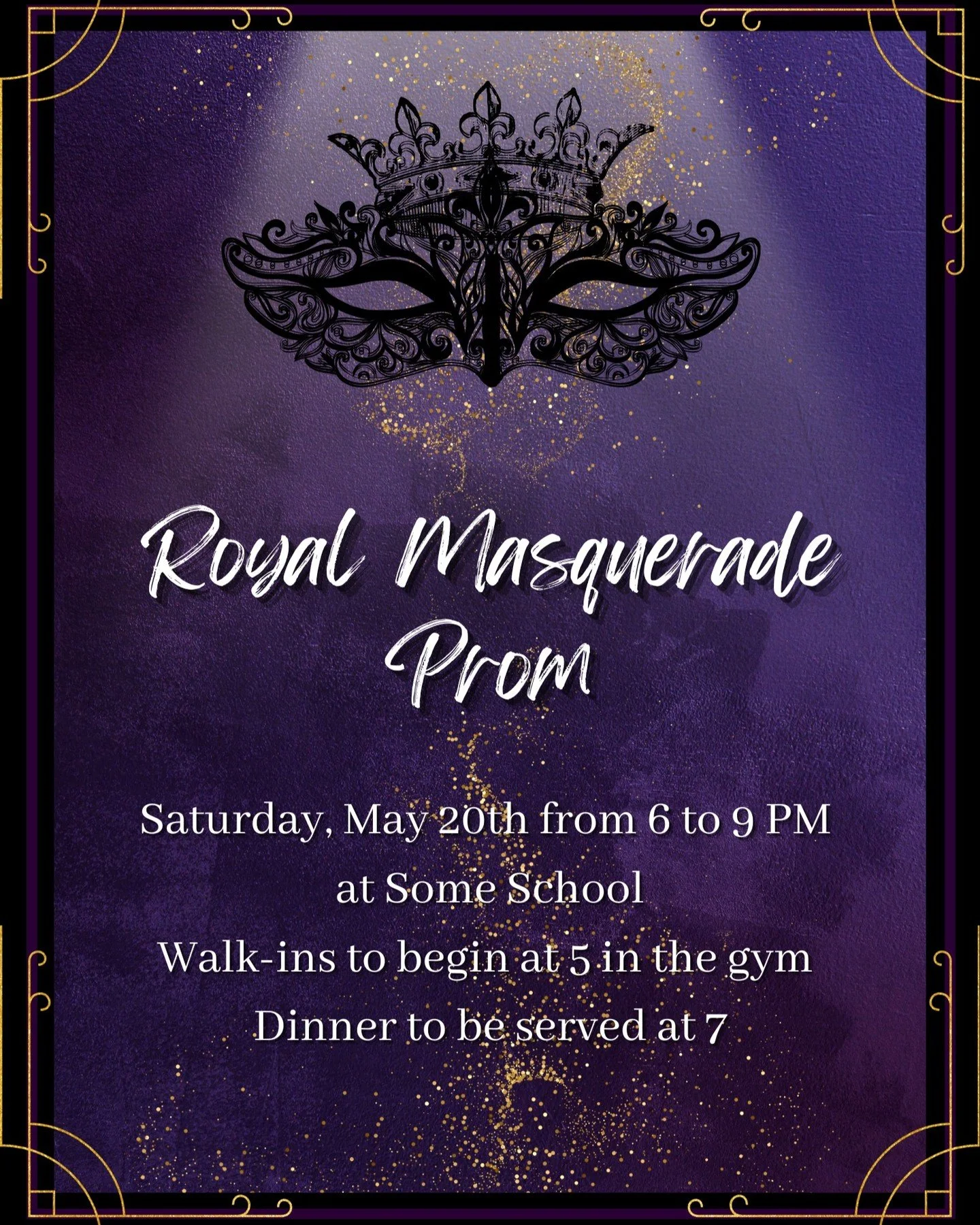 Prom flyer
