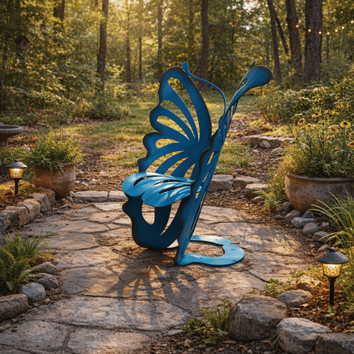 Cricket Forge butterfly rocking chair rendering