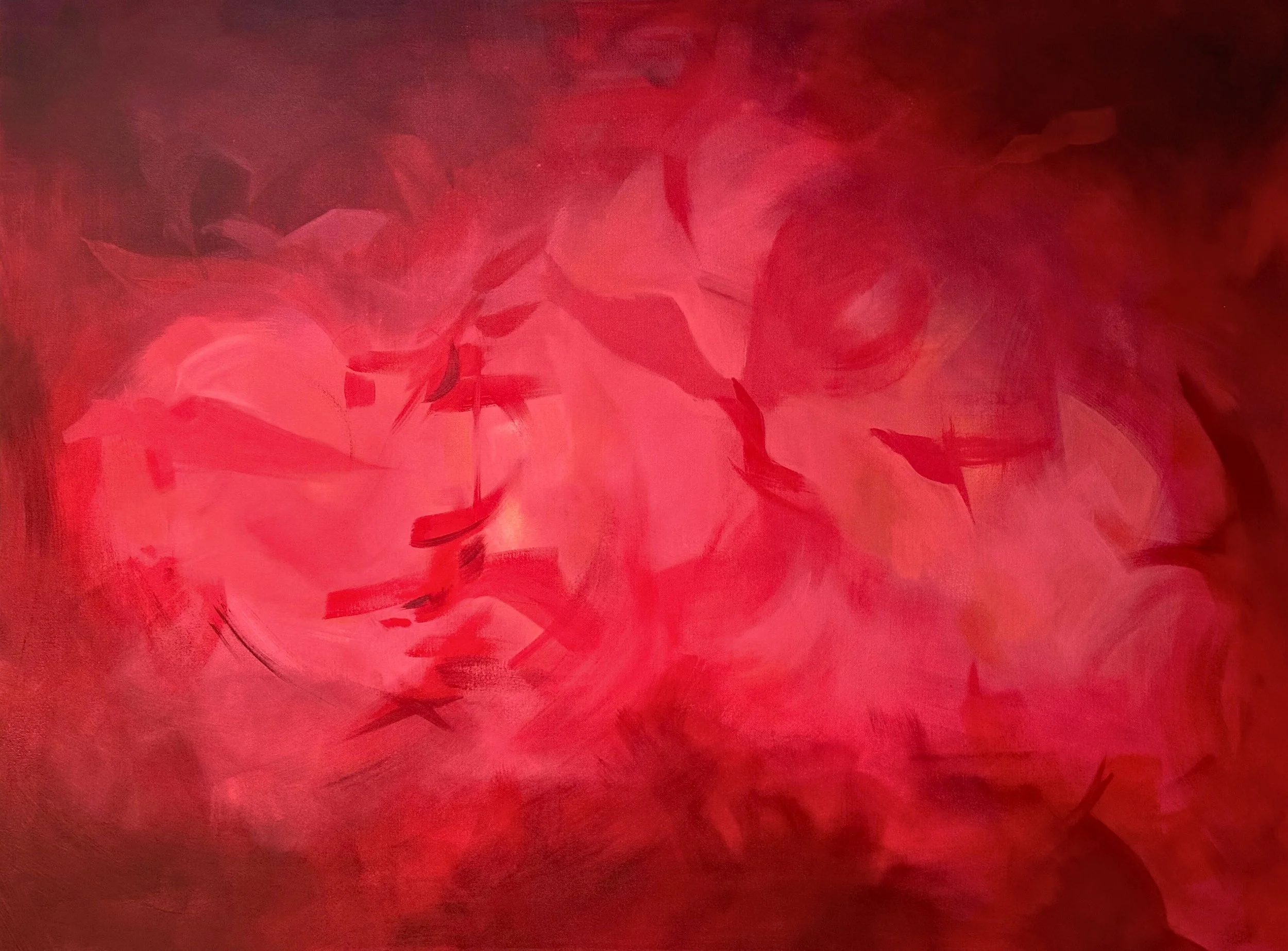 Red Abstract - Original