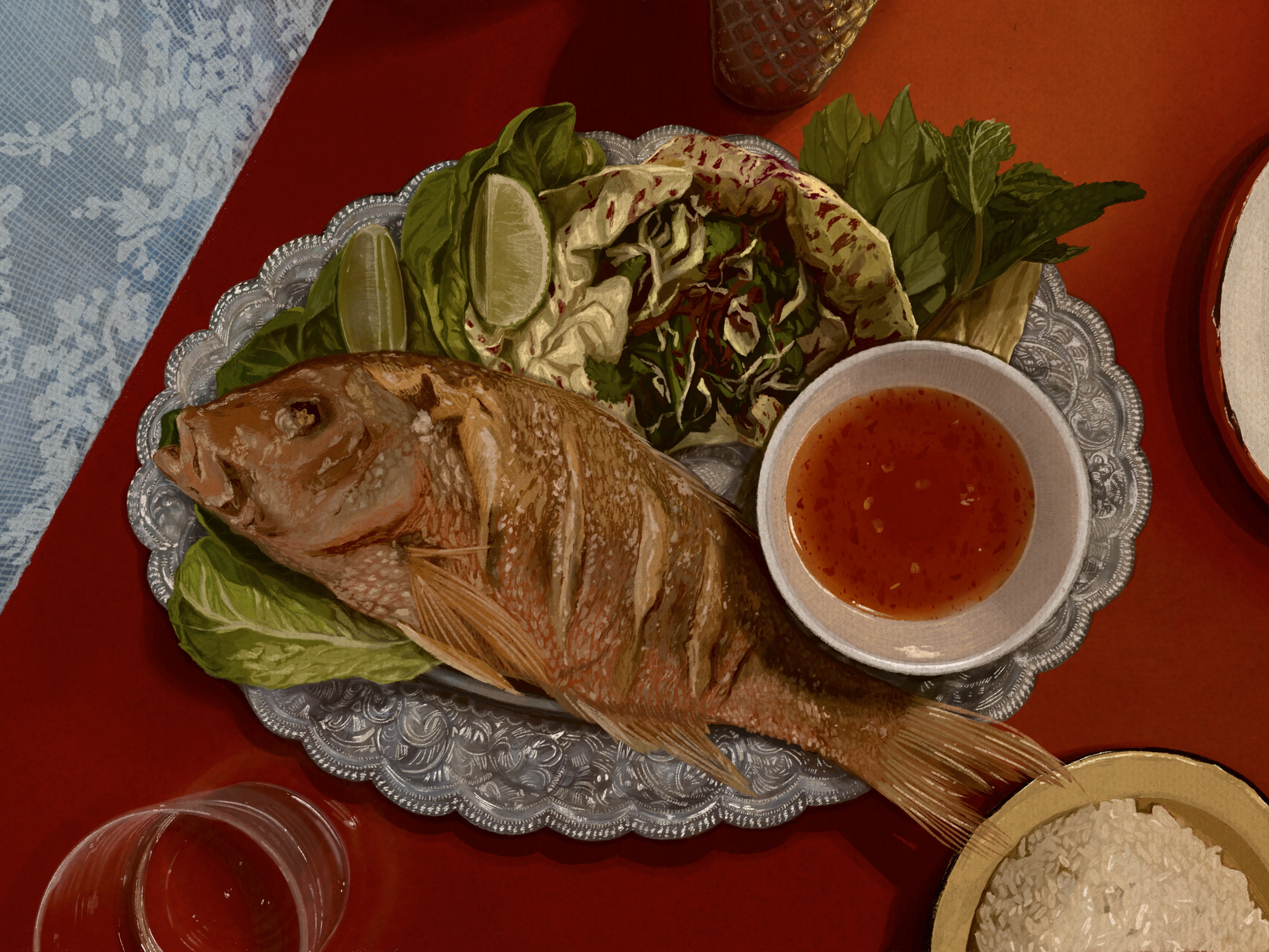 NYC Eats Series: "Little Grenjai" -  10 x 13 | Digital