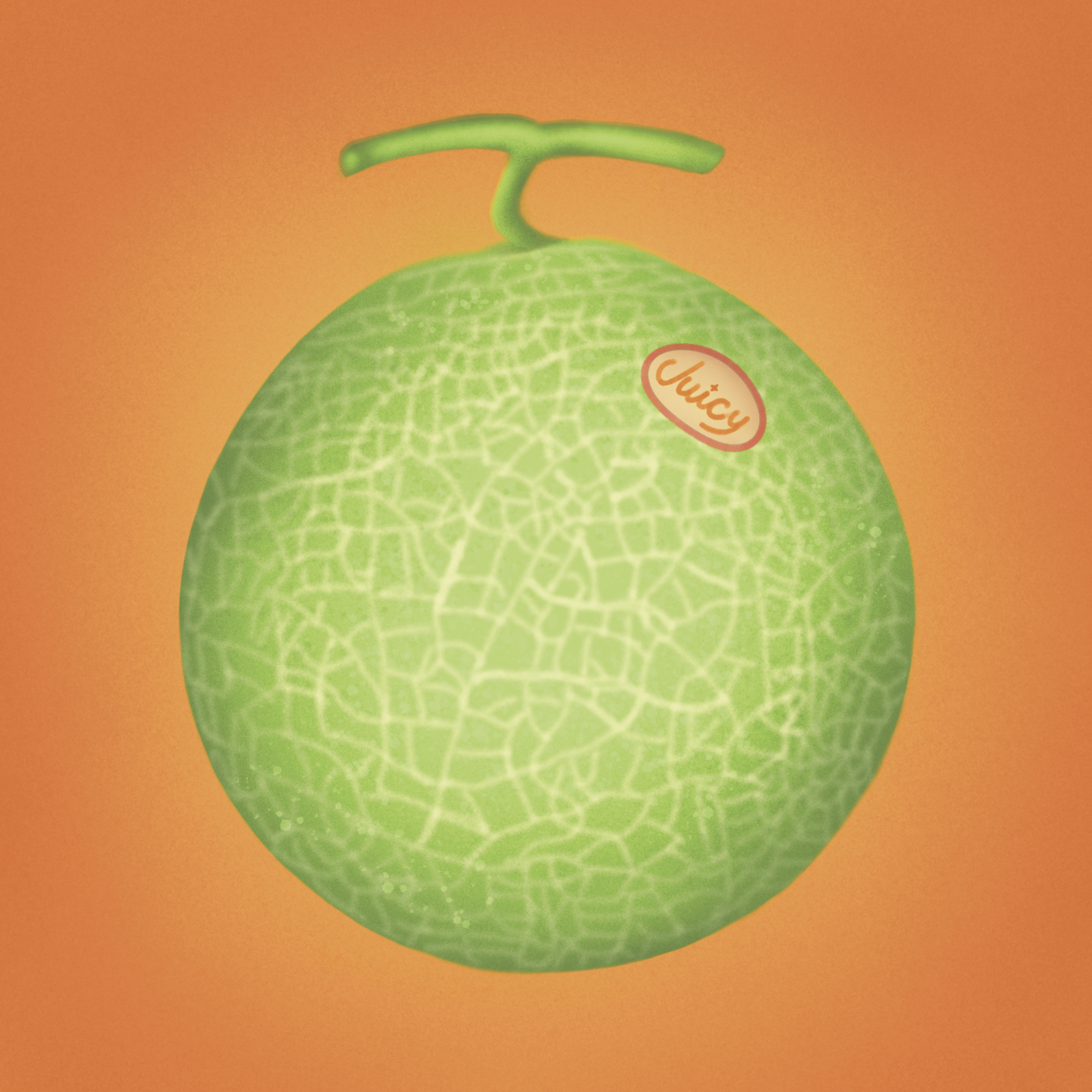"Melon" - 5 x 5 | Digital
