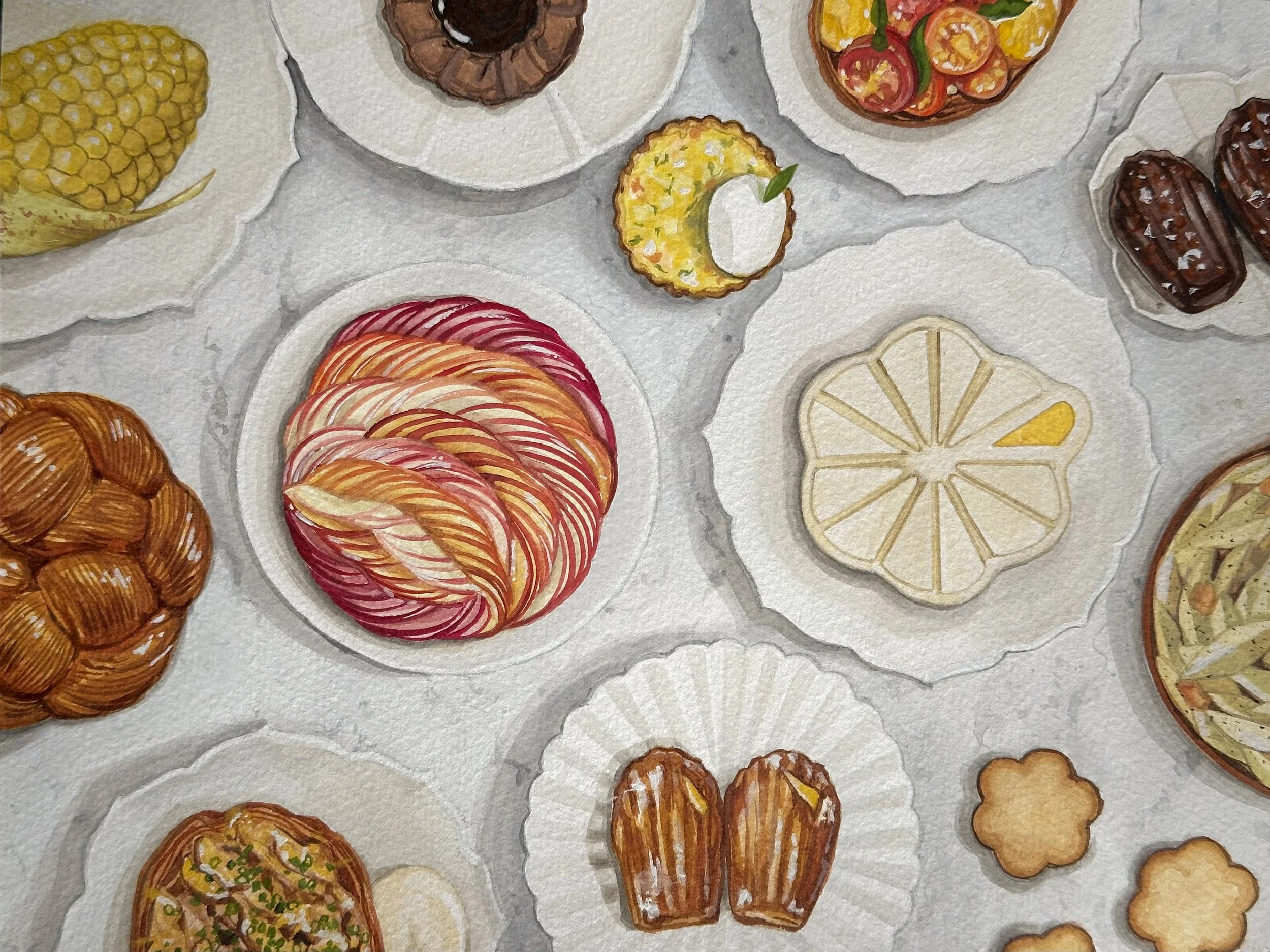   "Lysee" - 8 x 10 | Gouache on paper