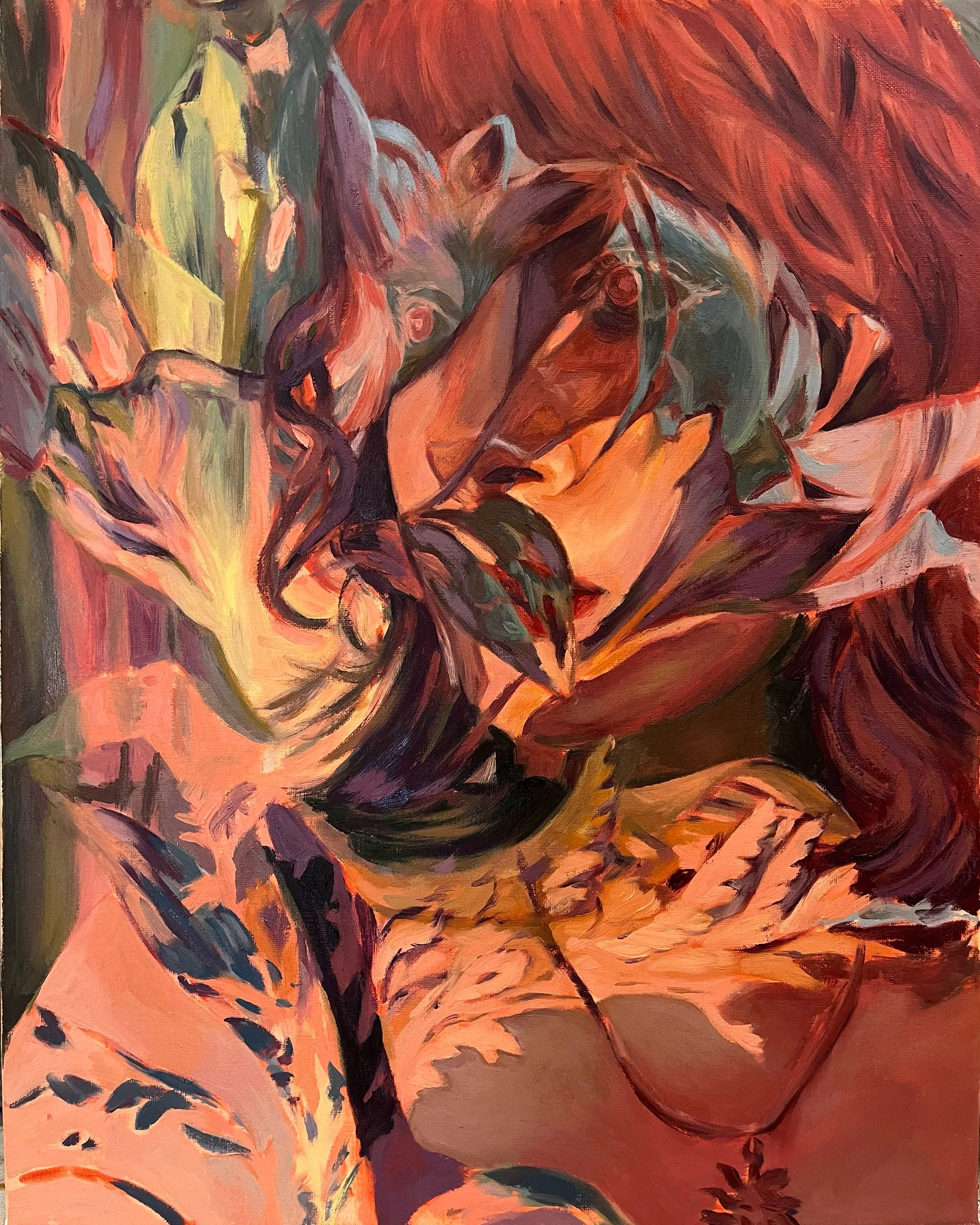 "Delicate Like A Flower", 16 x 20 inches, Oil on Canvas, 2023