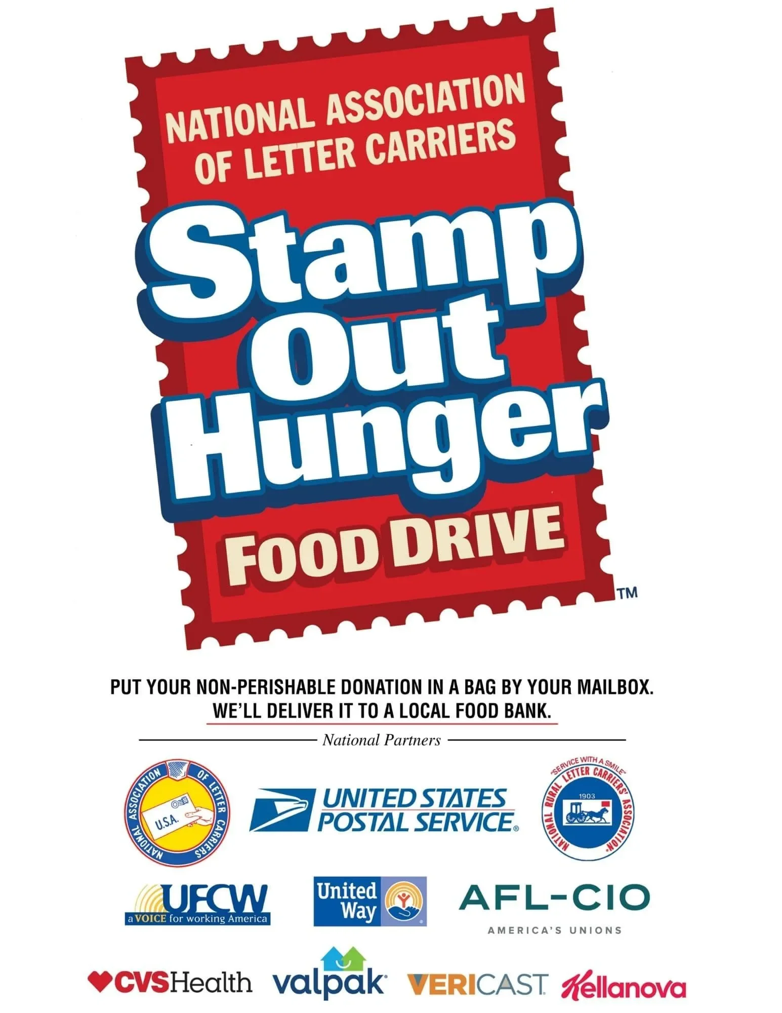 NALC Stamp Out Hunger 