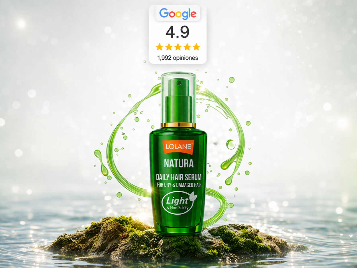 Serum para cabello seco y maltratado que nutre da brillo ayuda evitar el quiebre y deja el cabello manejable