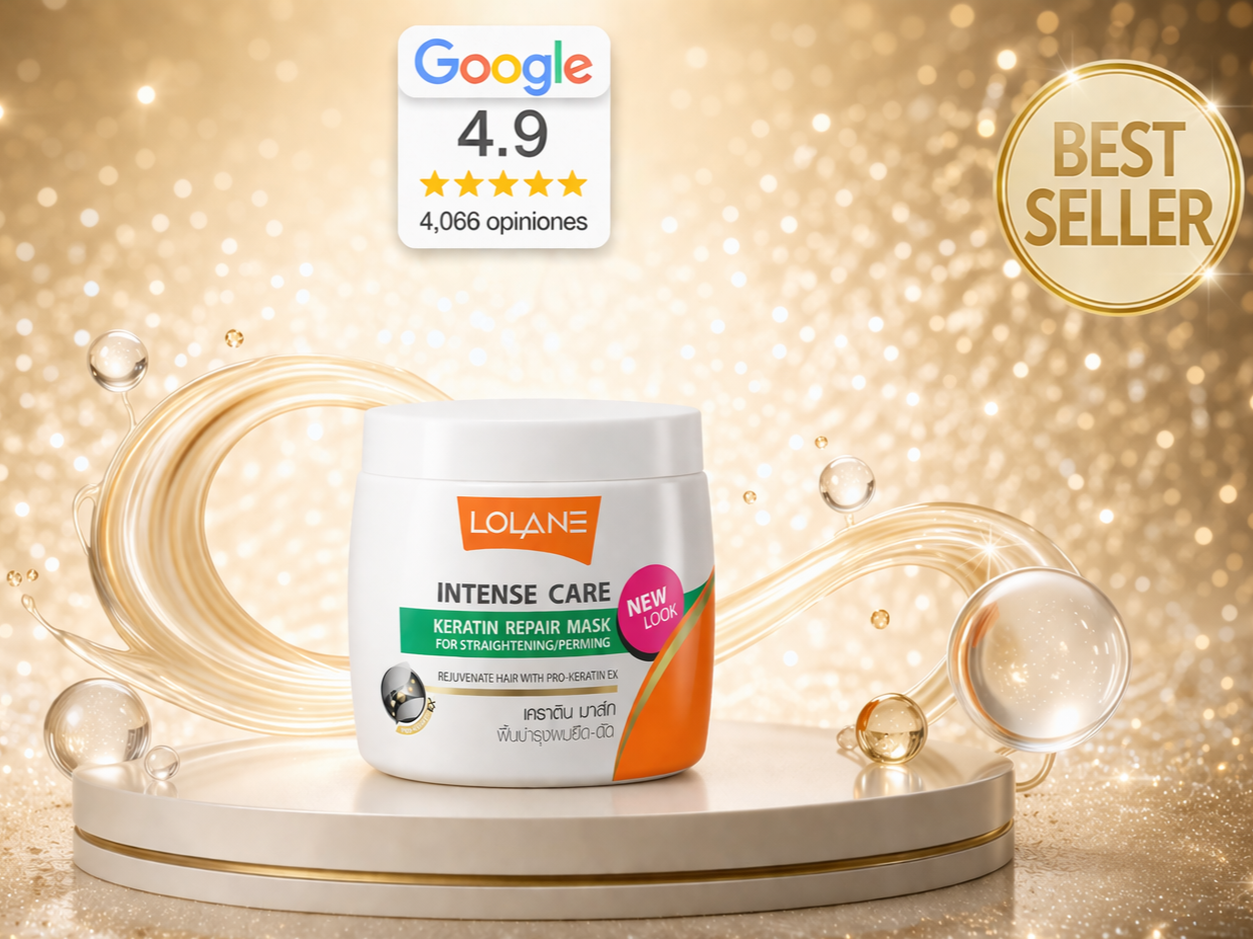 mascarilla de queratina para reparación intensiva al cabello dañado por tratamientos de alaciado ondulado y decoloraciones