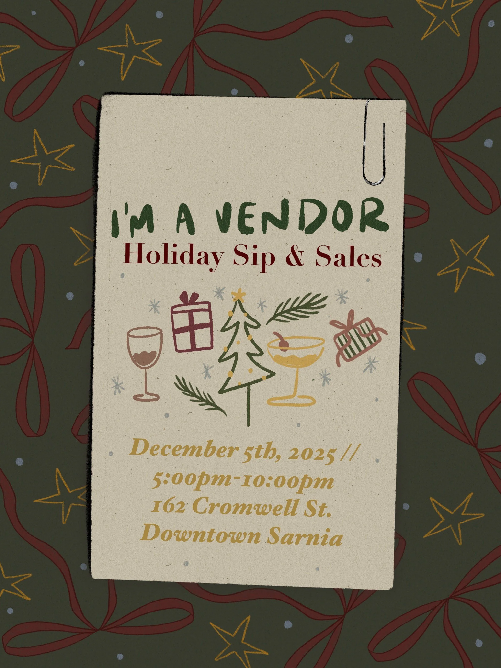 Holiday Sip & Sales
