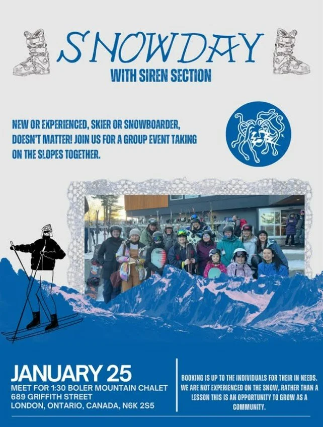 Snow Day with Siren Section 