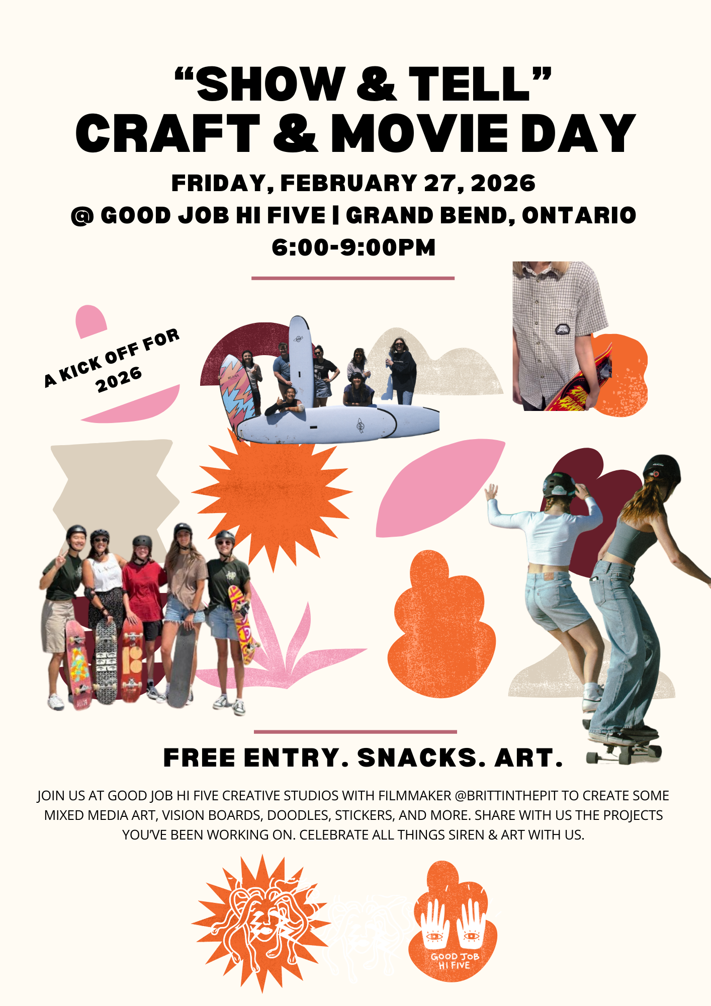 "Show & Tell" Craft and Movie Night 