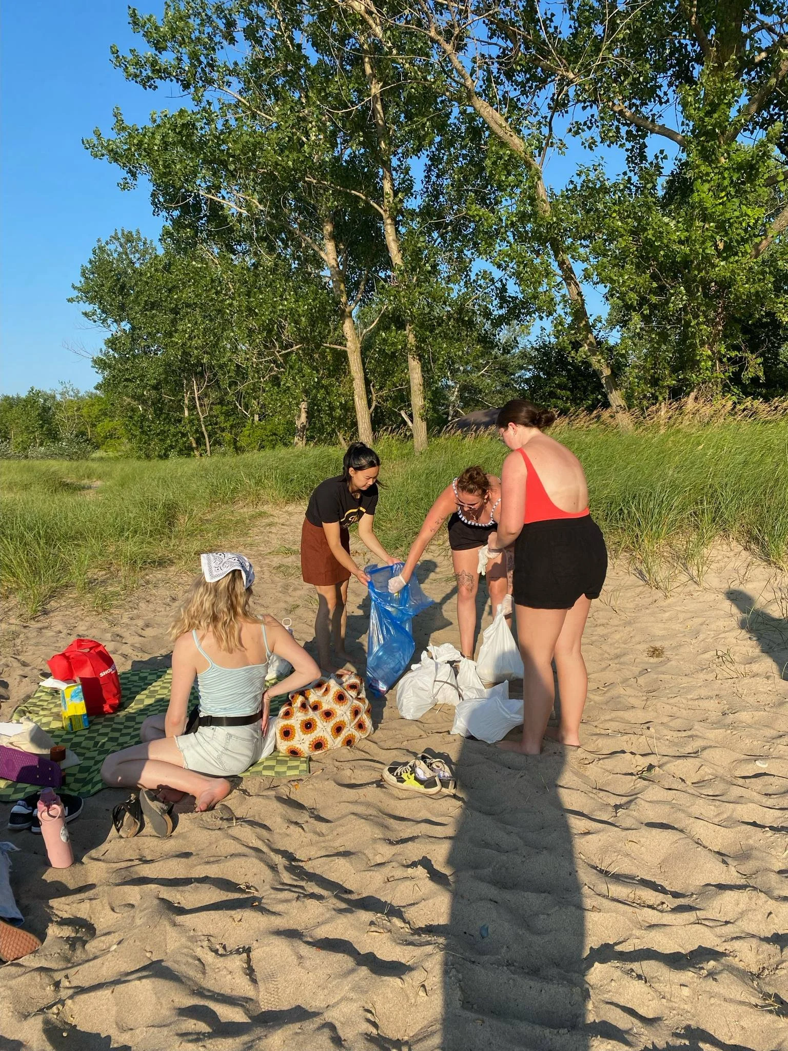 Earth Day Beach Clean Up & Garbage Art