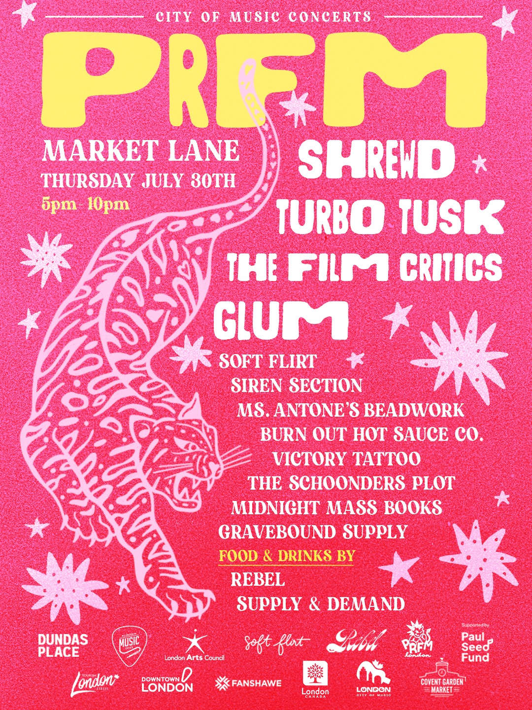 Punk Rock Flea Market x City of Music Concerts