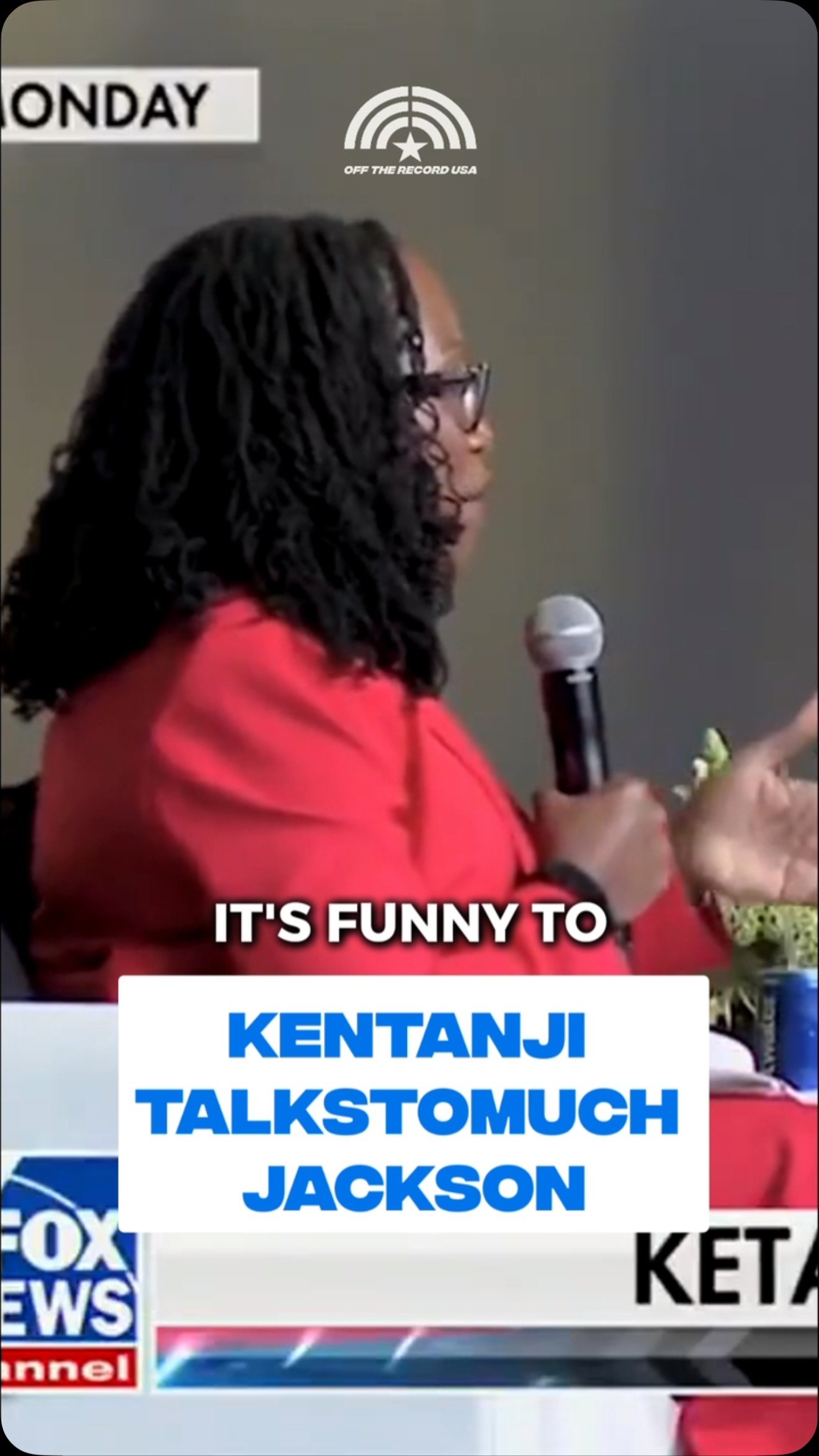 Ketanji Talkstomuch Jackson doesn’t even let the court do their job.