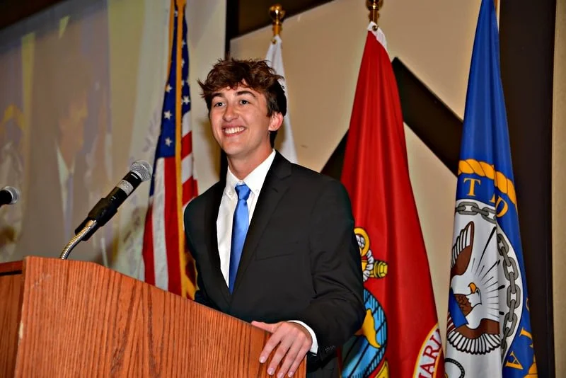 Carson Carpenter Speaking at the Republican Women of Prescott.